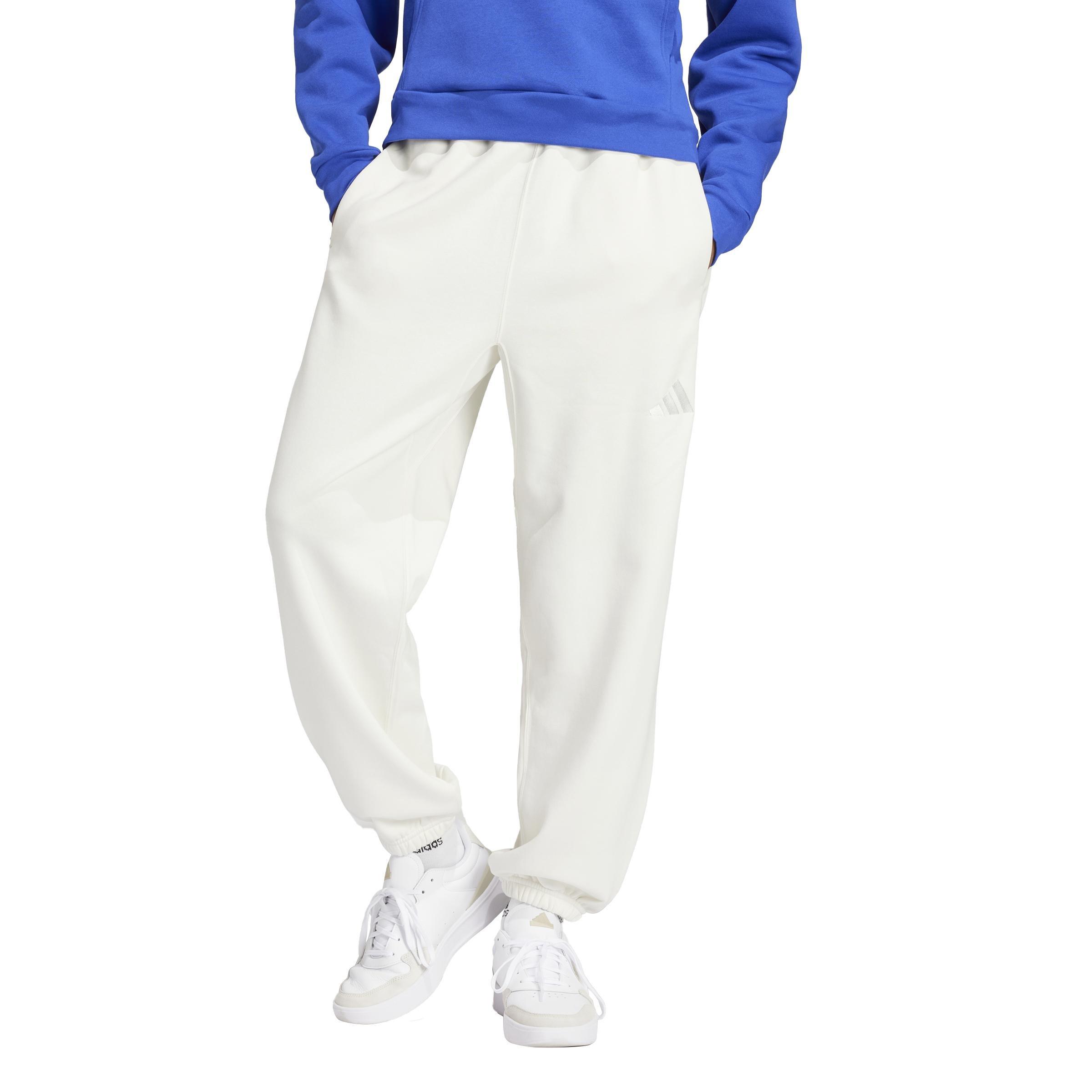 ALL SZN Fleece Loose Joggers, White, , large image number 6