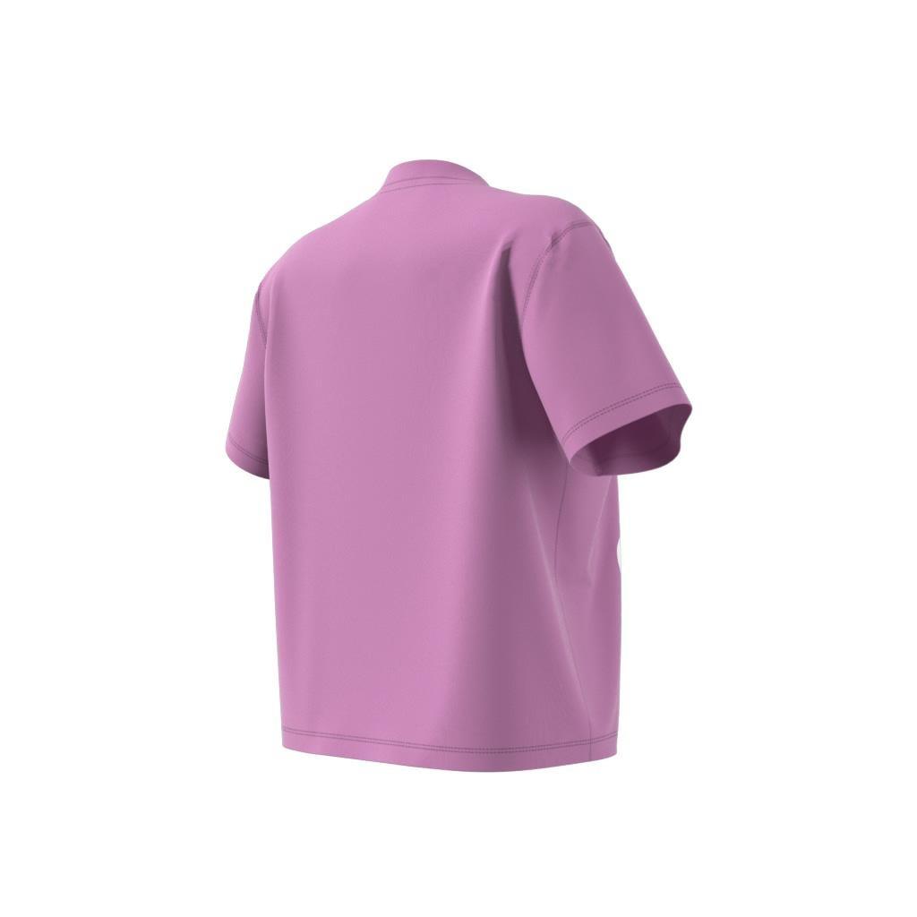 Adicolor Trefoil Boxy T-Shirt, Purple, A901_ONE, large image number 7