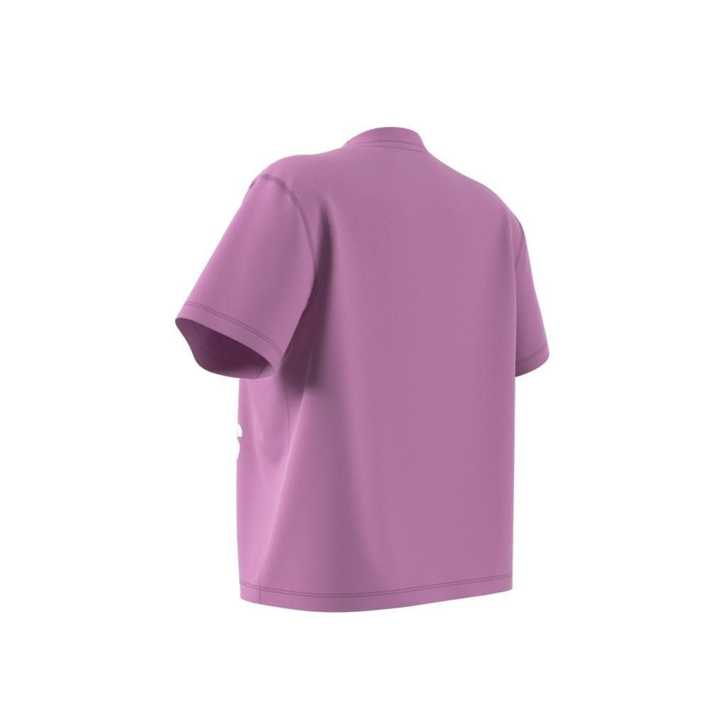 Adicolor Trefoil Boxy T-Shirt, Purple, A901_ONE, large image number 9