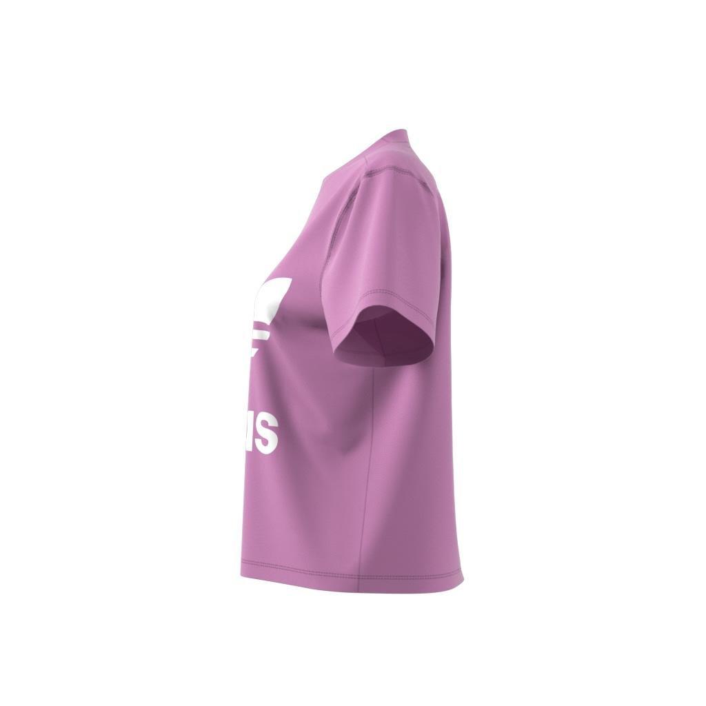 Adicolor Trefoil Boxy T-Shirt, Purple, A901_ONE, large image number 11