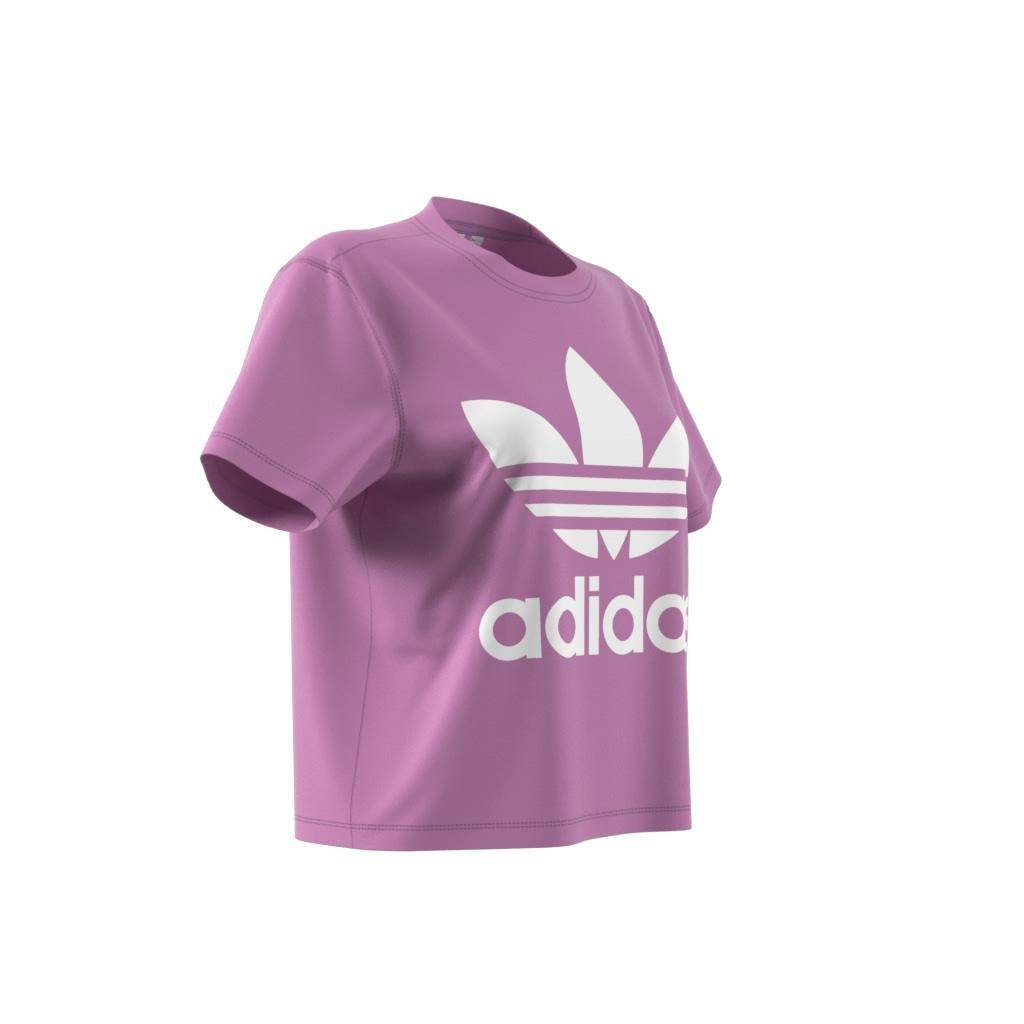 Adicolor Trefoil Boxy T-Shirt, Purple, A901_ONE, large image number 14