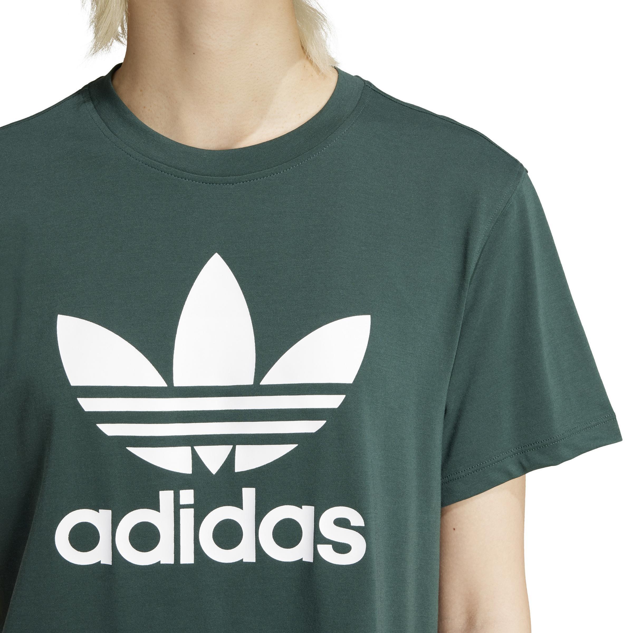 Adicolor Trefoil Boxy T-Shirt, Green, , large image number 5