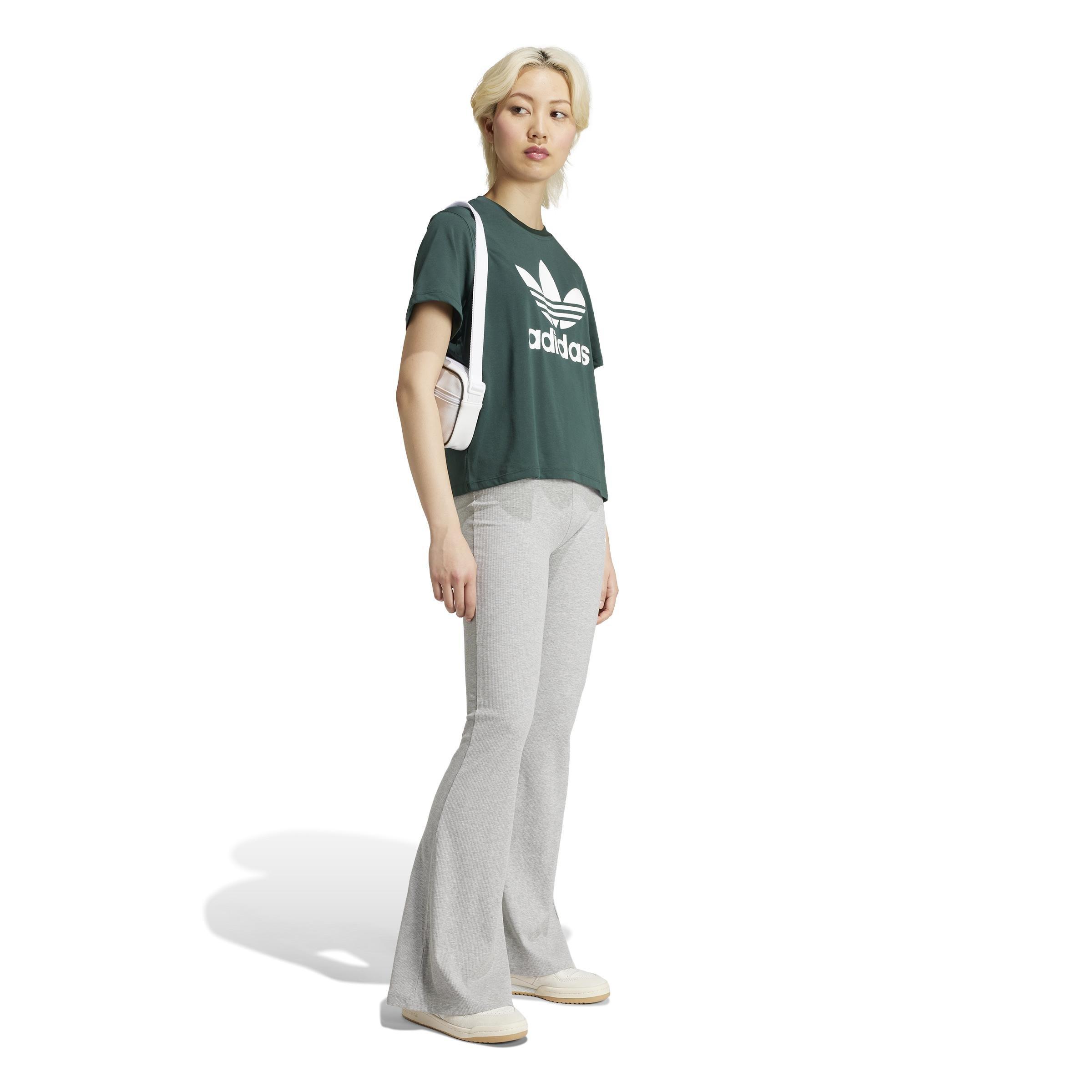 Adicolor Trefoil Boxy T-Shirt, Green, , large image number 7