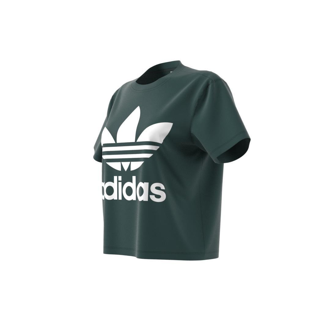 Adicolor Trefoil Boxy T-Shirt, Green, , large image number 8