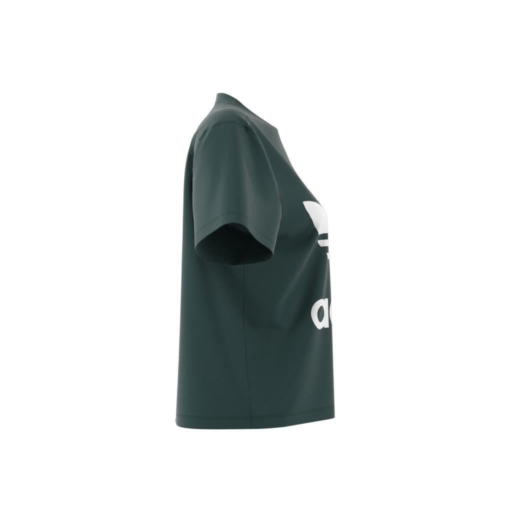 Adicolor Trefoil Boxy T-Shirt, Green, , large image number 9