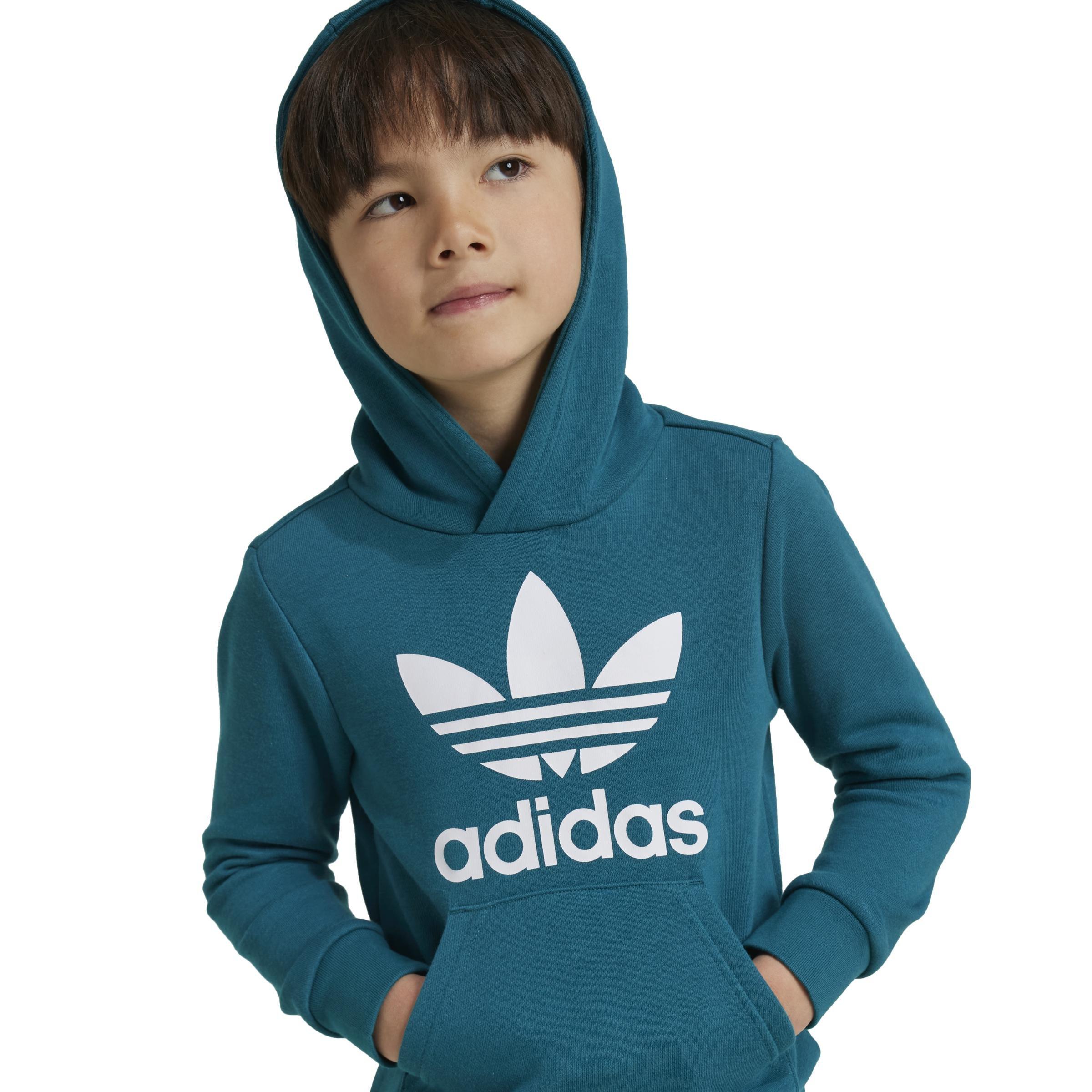 Unisex Kids Adicolor Hoodie Set, Turquoise, , large image number 3