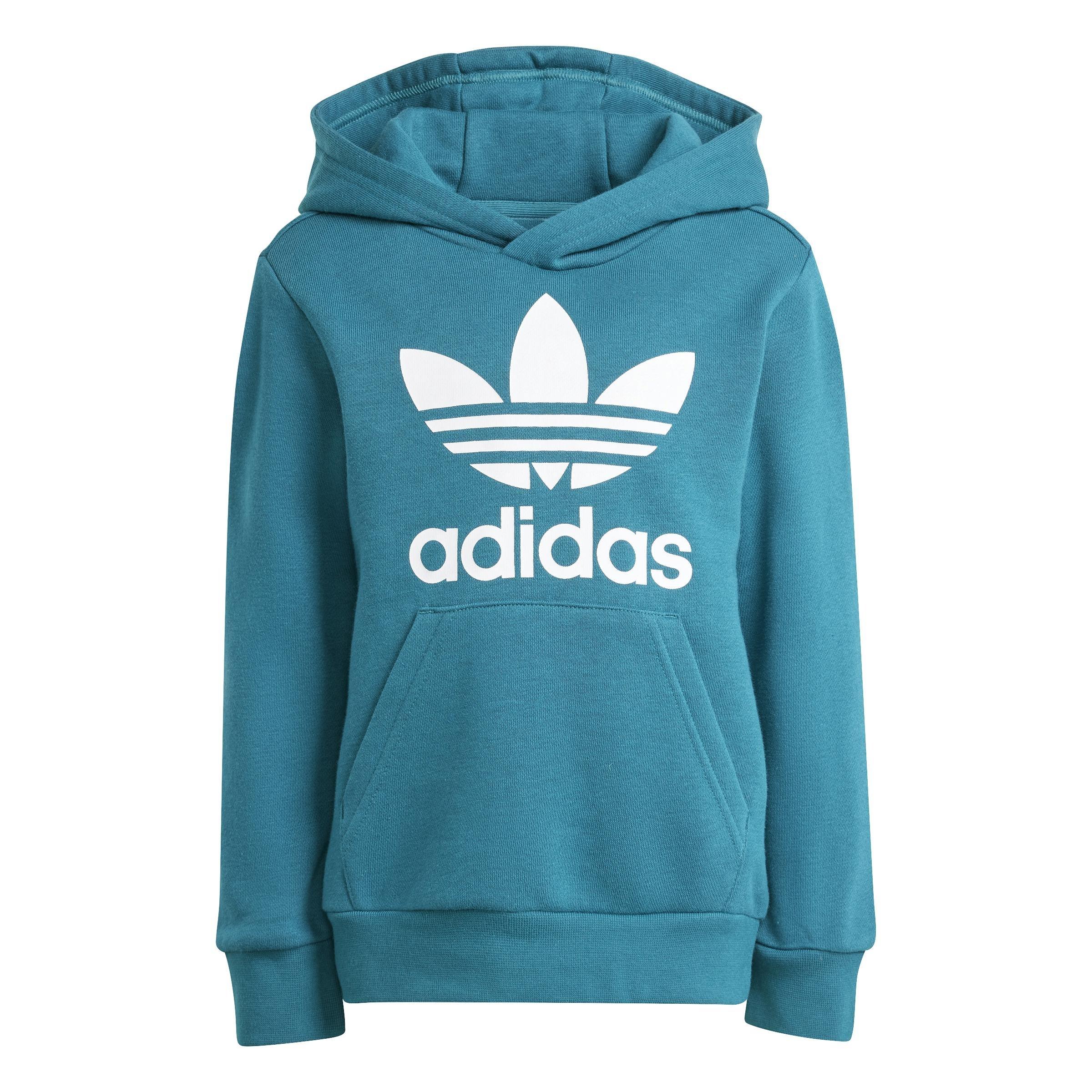 Unisex Kids Adicolor Hoodie Set, Turquoise, A901_ONE, large image number 4