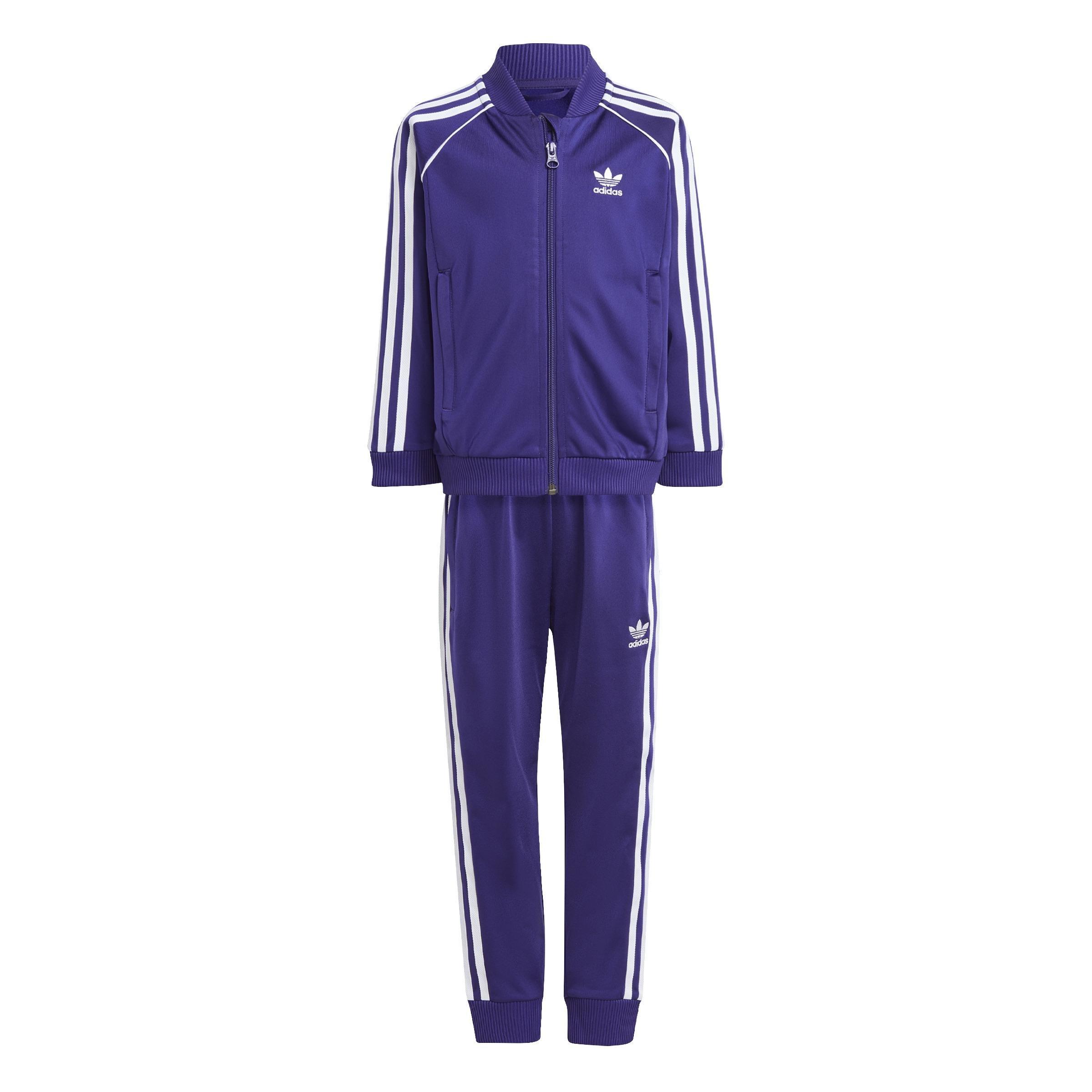 Unisex Kids Adicolor SST Track Suit, Purple, A901_ONE, medium