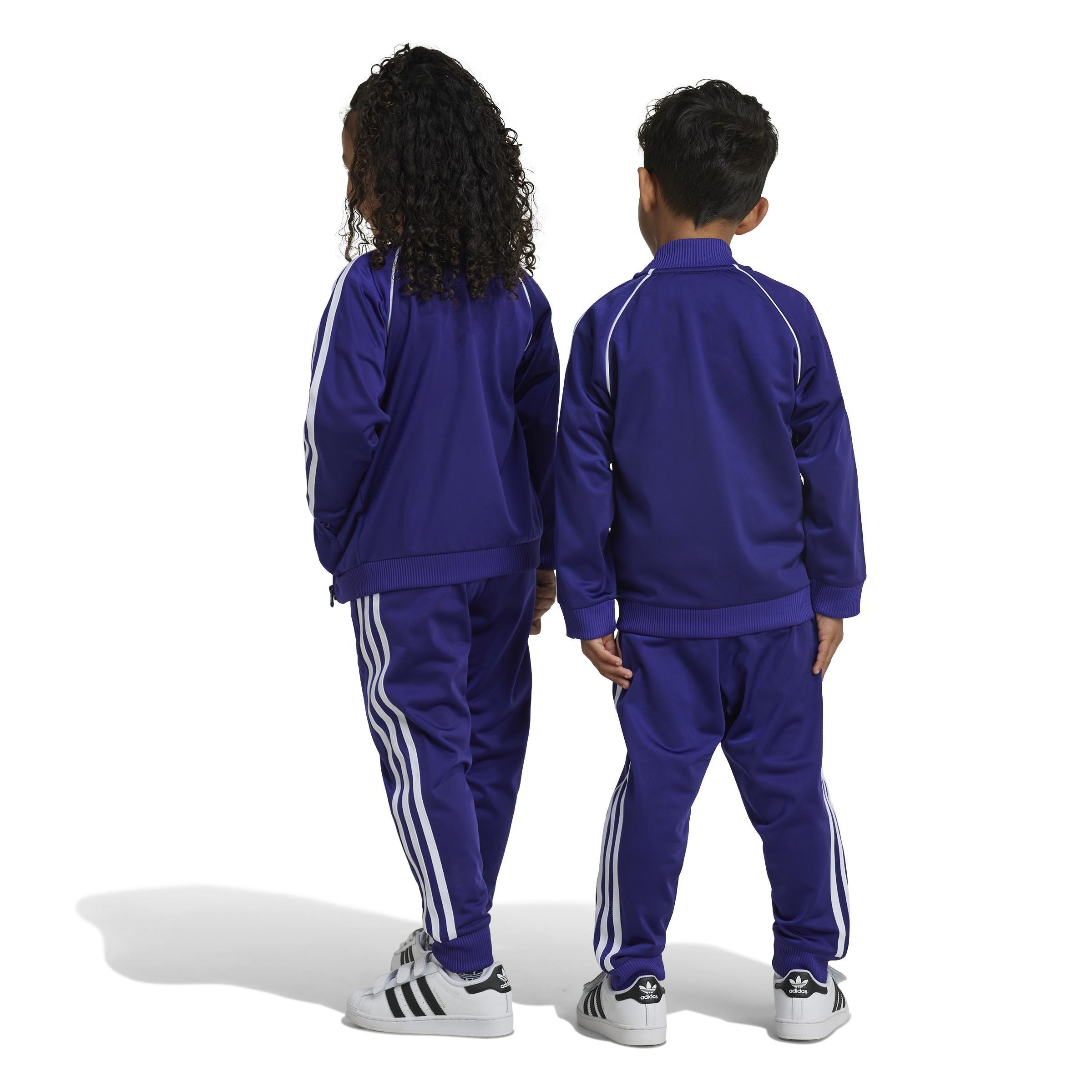 Unisex Kids Adicolor SST Track Suit, Purple, A901_ONE, medium