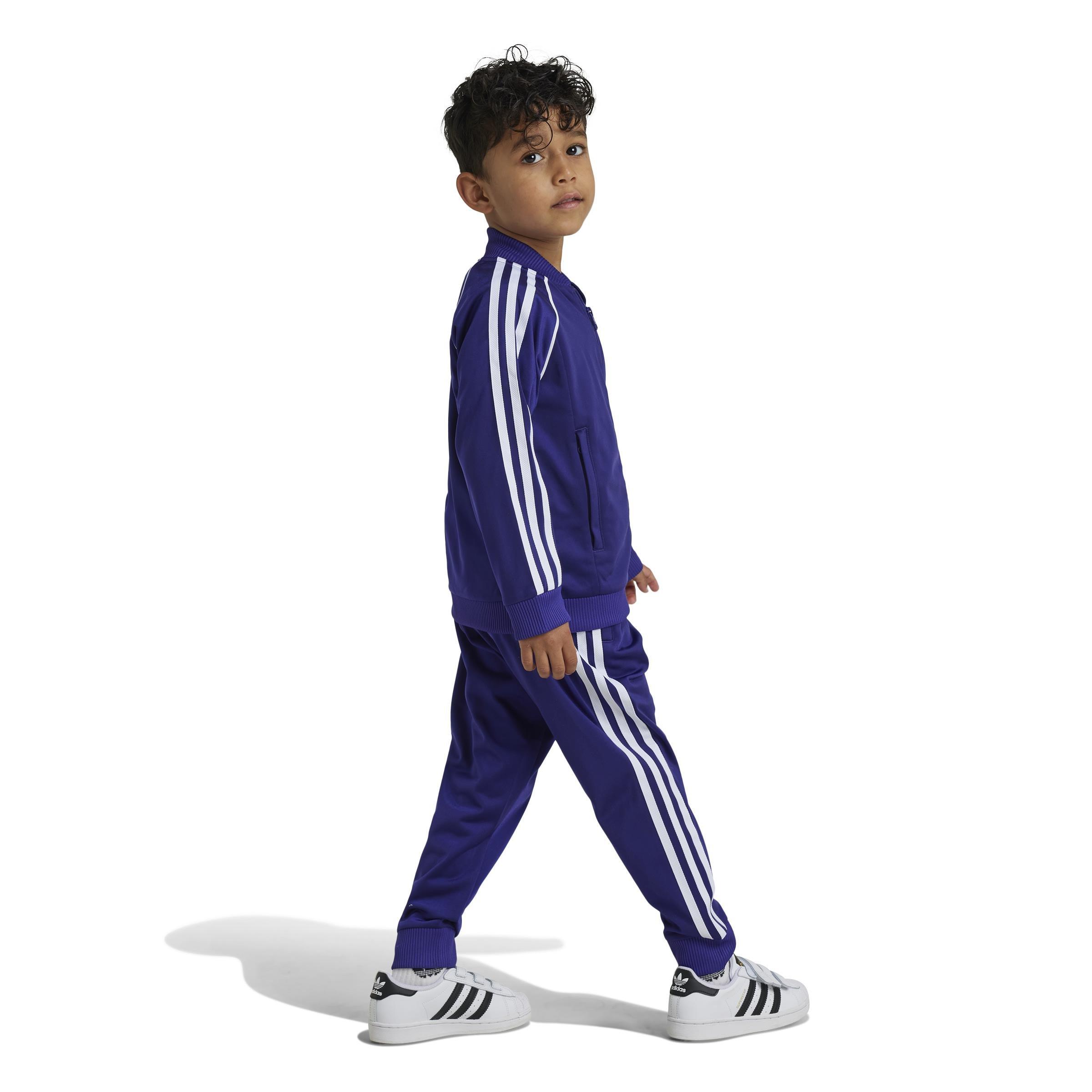 Unisex Kids Adicolor SST Track Suit, Purple, A901_ONE, medium