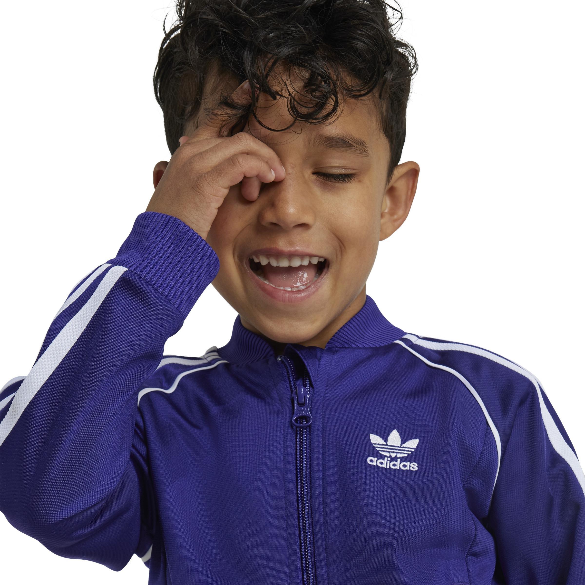 Unisex Kids Adicolor SST Track Suit, Purple, , large image number 3