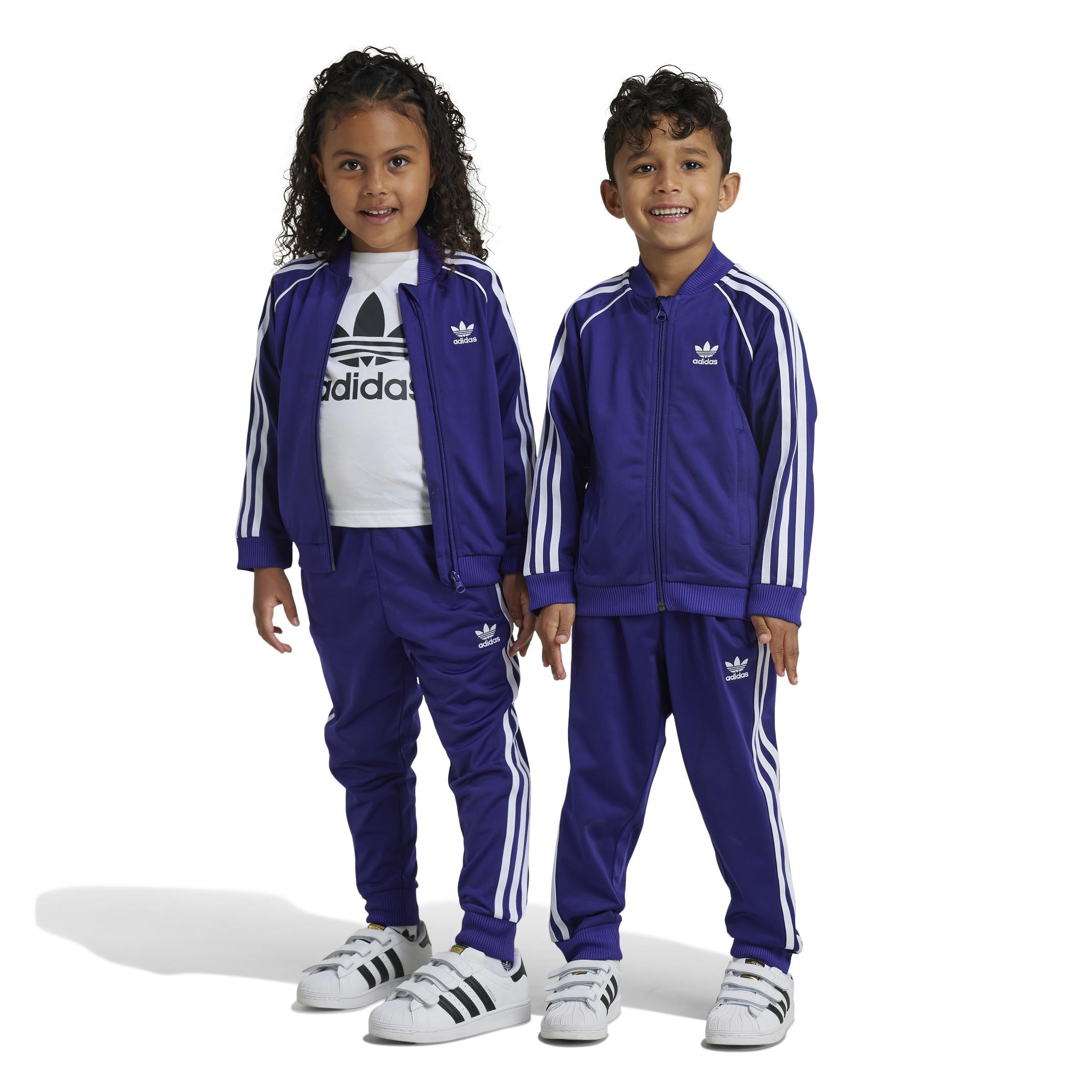 Unisex Kids Adicolor SST Track Suit, Purple, A901_ONE, large image number 7
