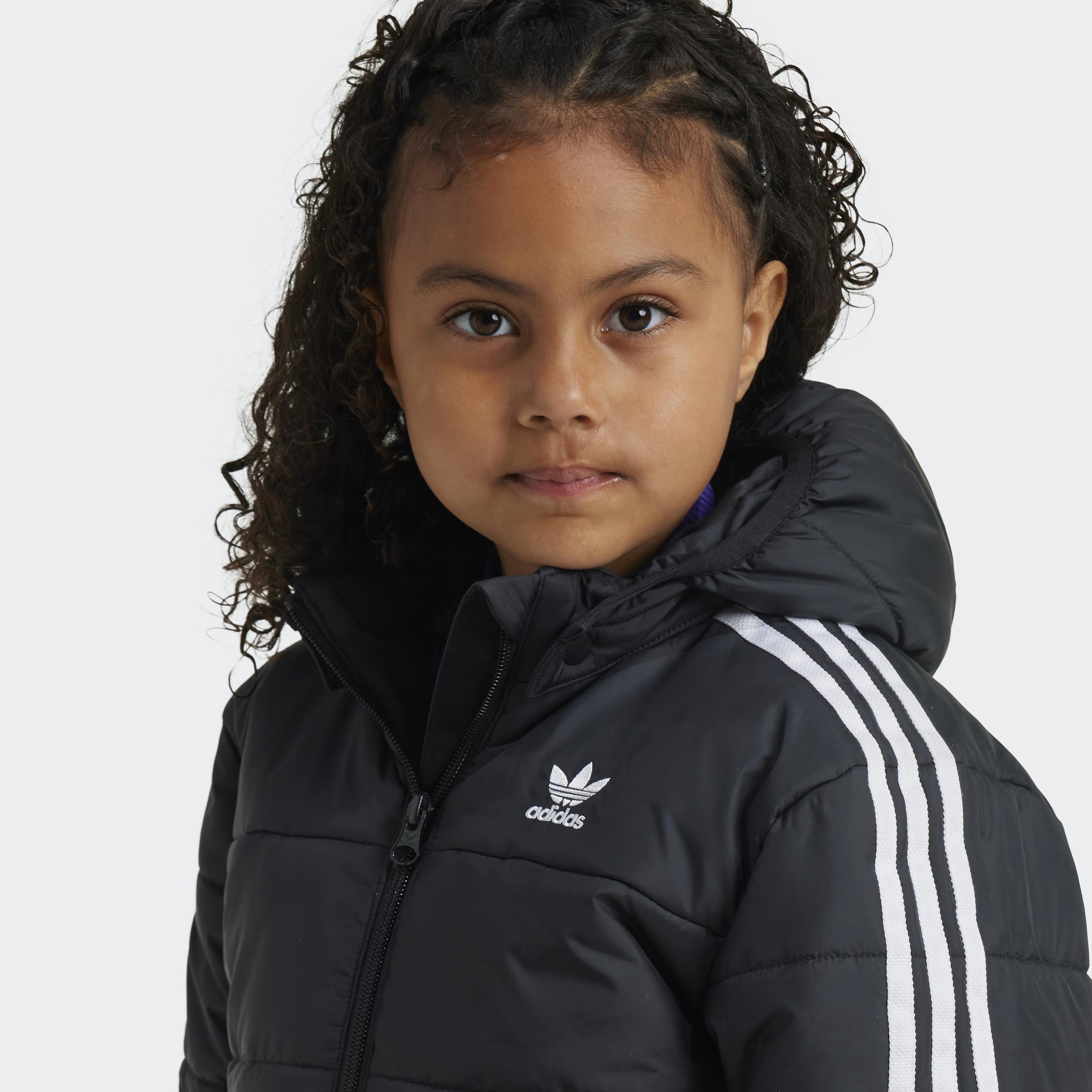 Kids Unisex Adicolor Jacket, Black, A901_ONE, large image number 4
