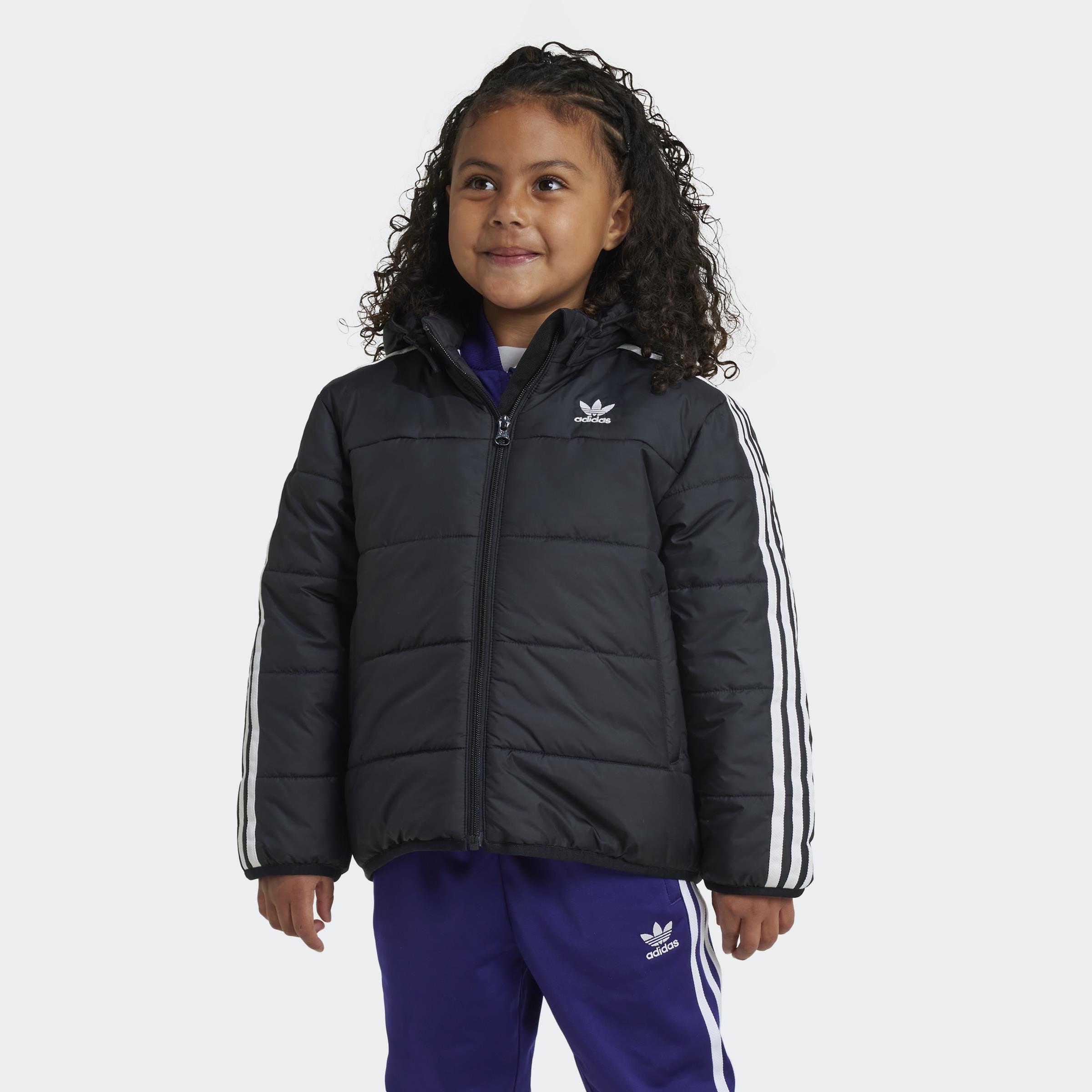 Kids Unisex Adicolor Jacket, Black, A901_ONE, large image number 5