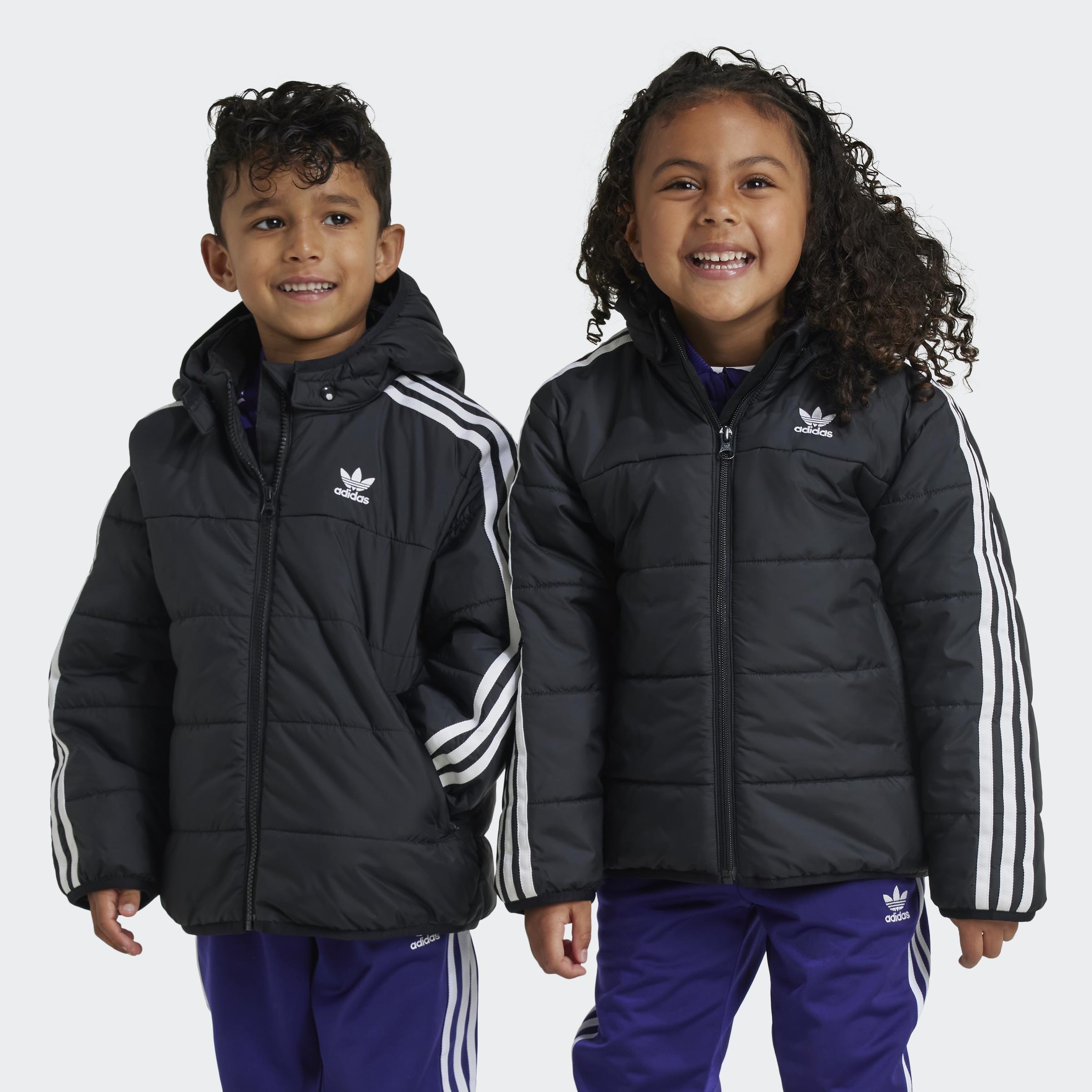 Kids Unisex Adicolor Jacket, Black, A901_ONE, large image number 6