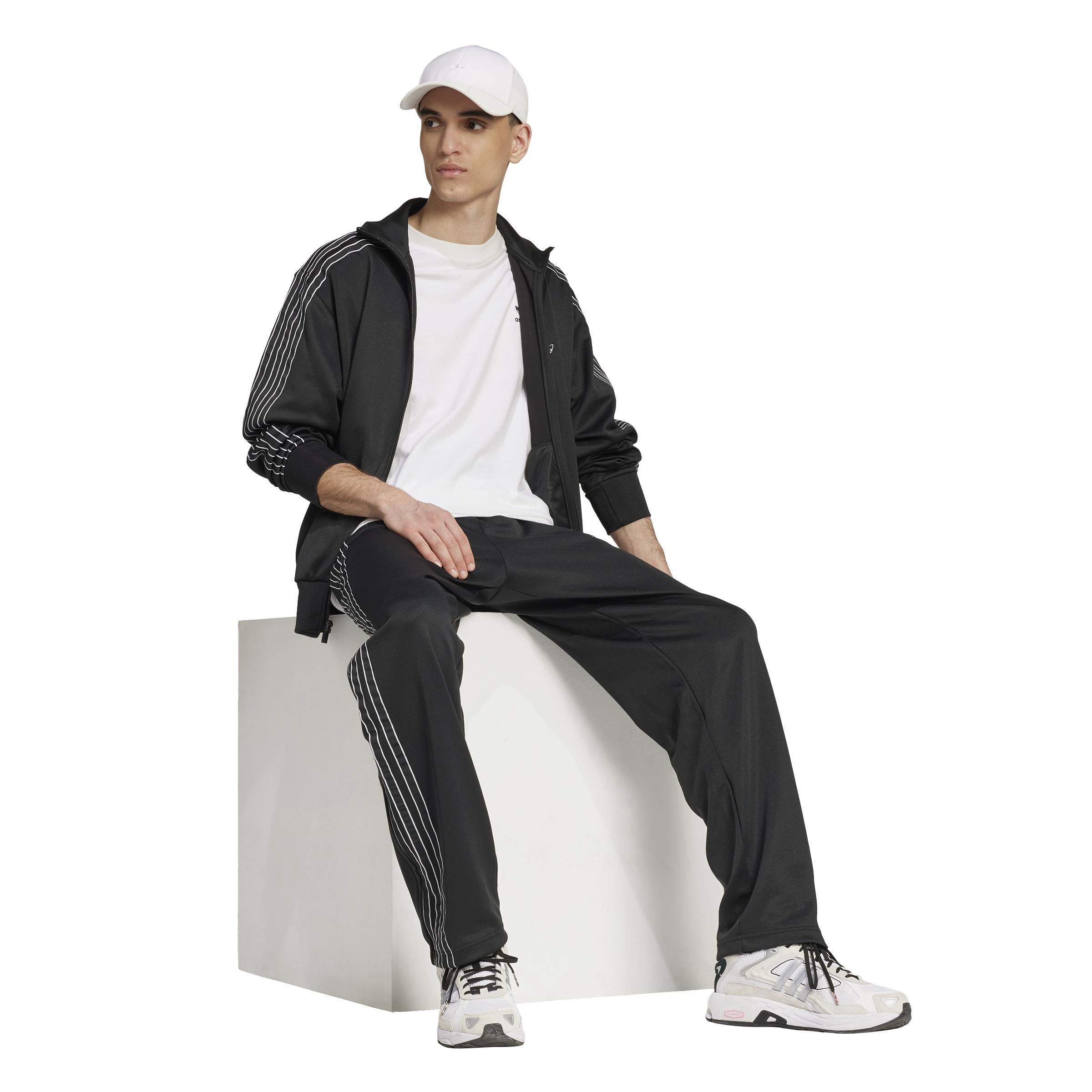 Outlined Trefoil Firebird Track Pants, Black, , large image number 6