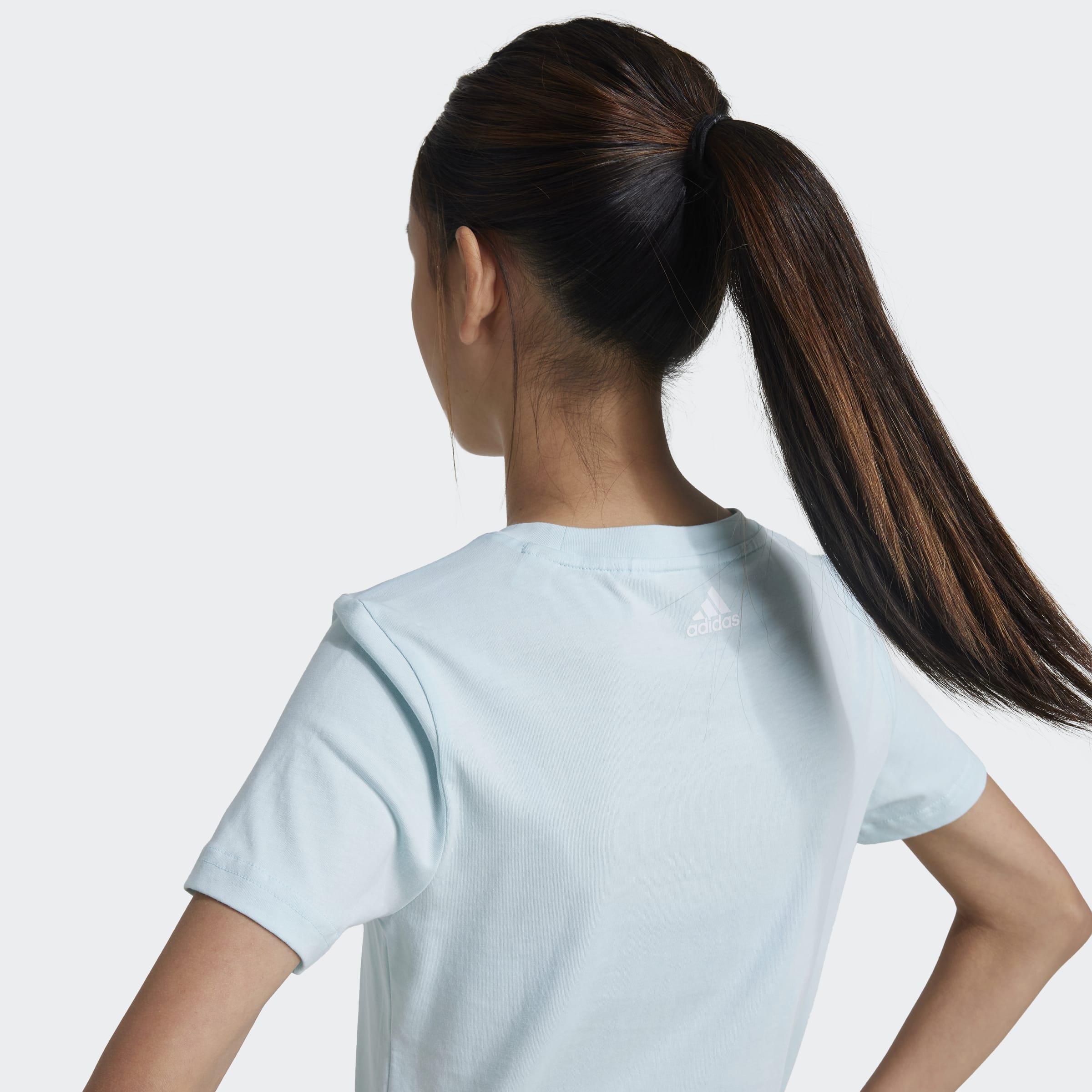 Kids Essentials Linear Logo Cotton Slim Fit T-Shirt, Green, A901_ONE, large image number 2