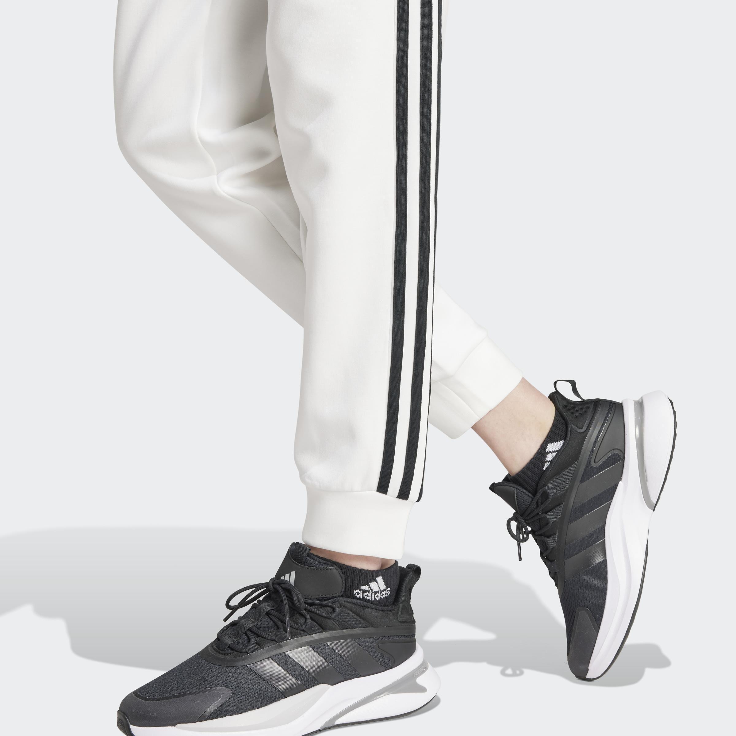 Future Icons 3-Stripes Regular Joggers, White, A901_ONE, large image number 4