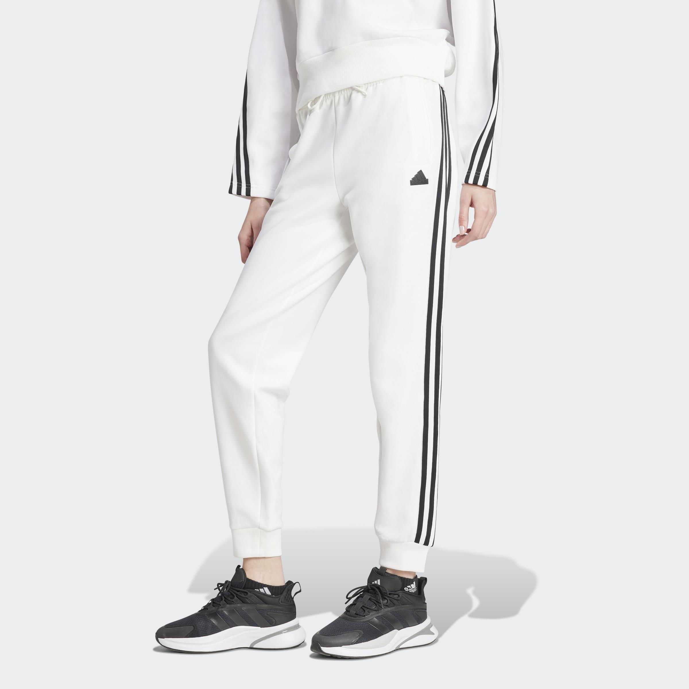Future Icons 3-Stripes Regular Joggers, White, A901_ONE, large image number 6