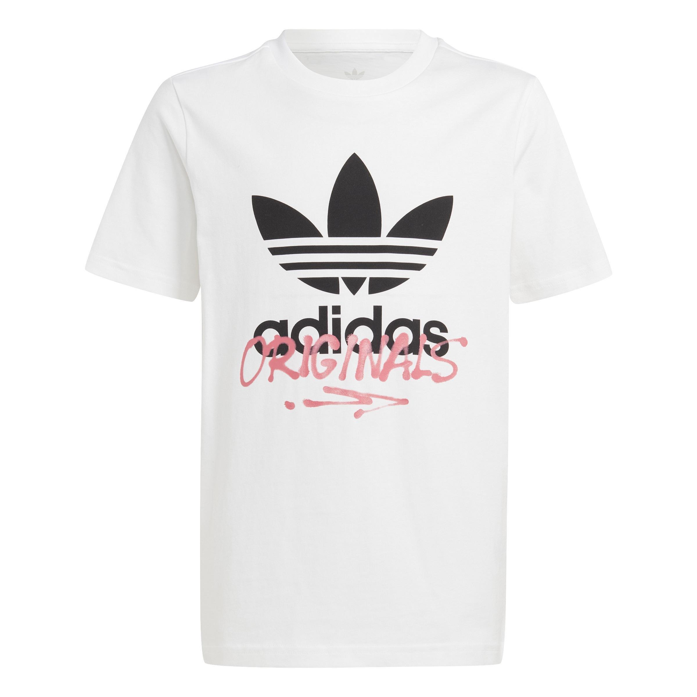 Unisex Kids Graphic T-Shirt, White, A901_ONE, large image number 0