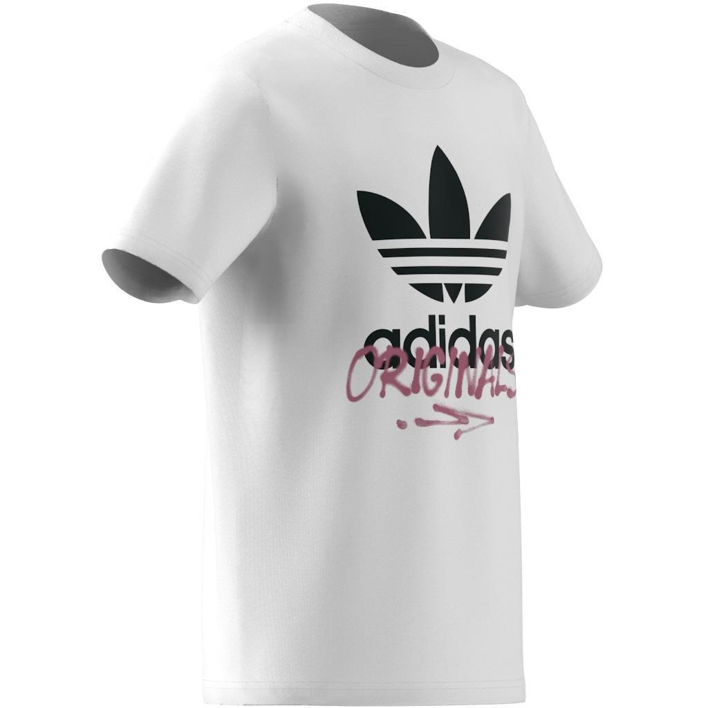 Unisex Kids Graphic T-Shirt, White, A901_ONE, large image number 3