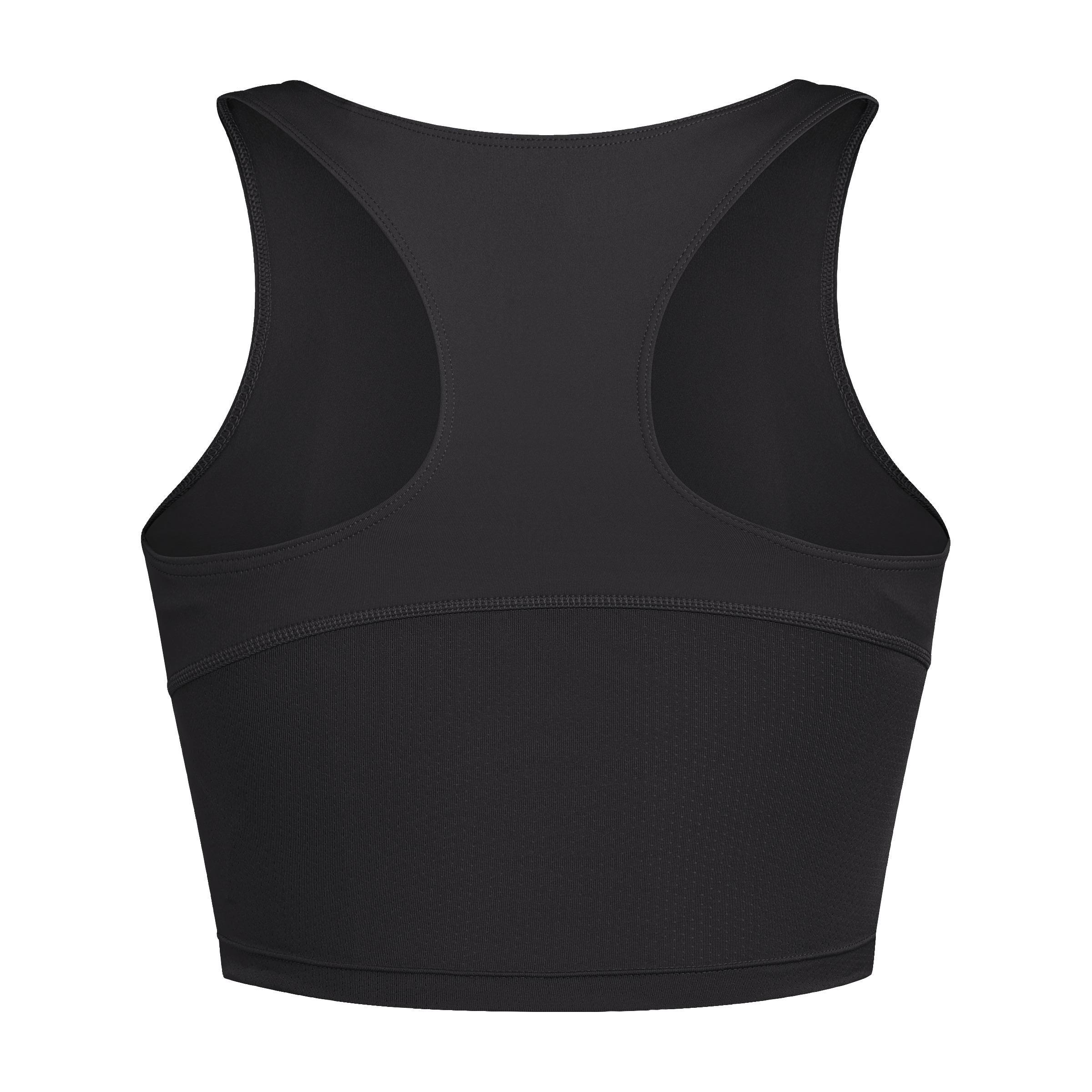 Adizero Essentials Running Crop Top, Black, A901_ONE, large image number 6