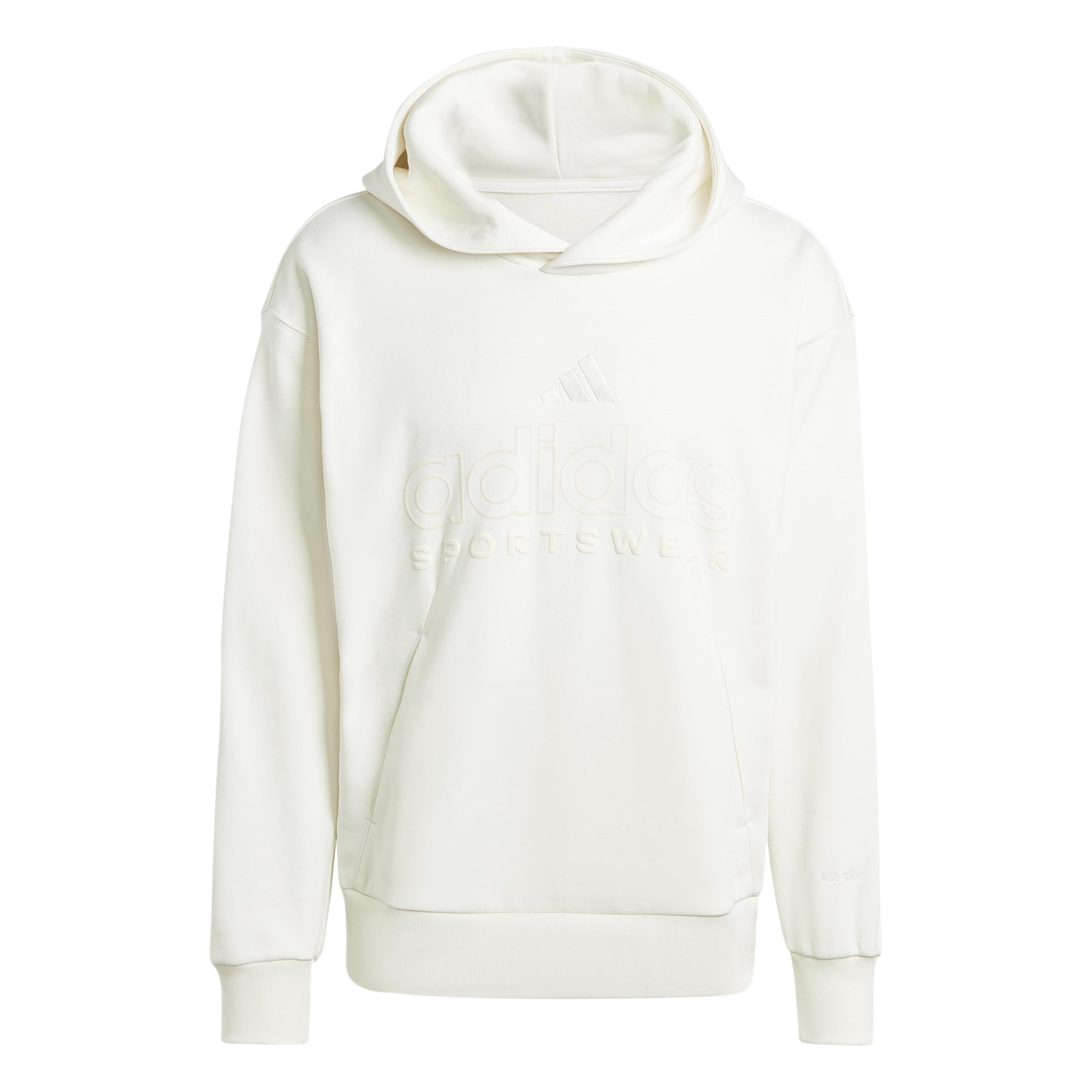 ALL SZN Fleece Graphic Hoodie, White, , large image number 1