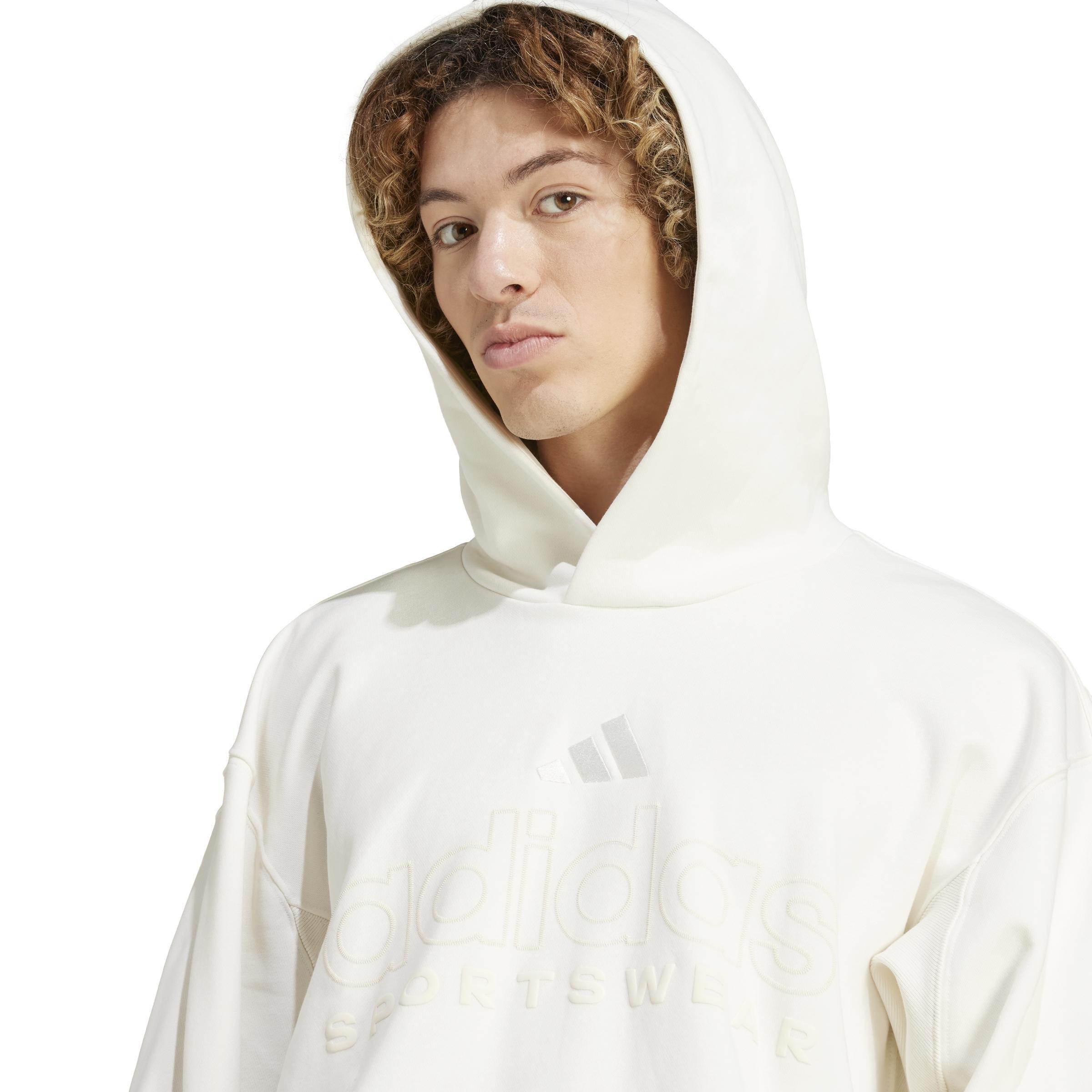 ALL SZN Fleece Graphic Hoodie, White, A901_ONE, large image number 5