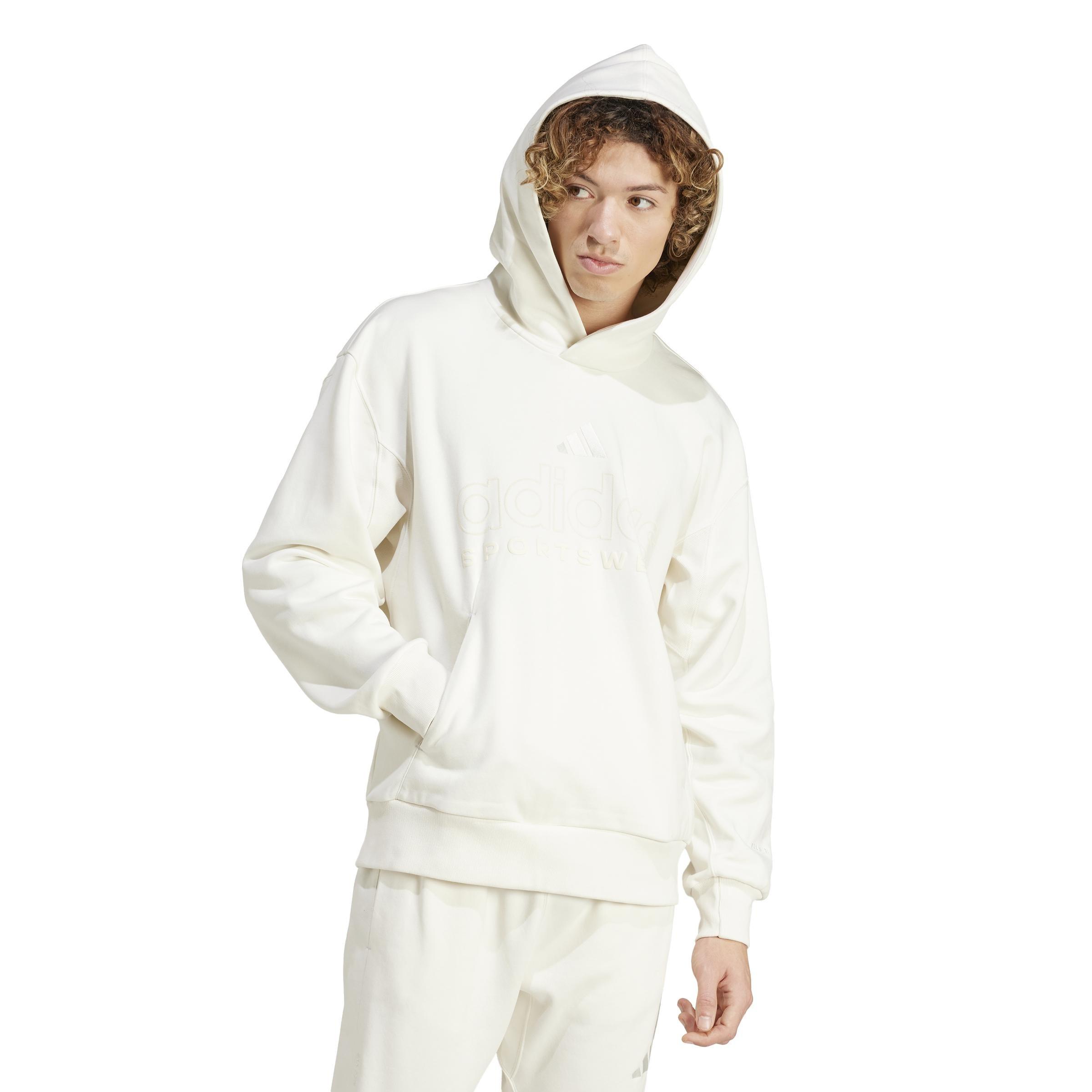 ALL SZN Fleece Graphic Hoodie, White, , large image number 7