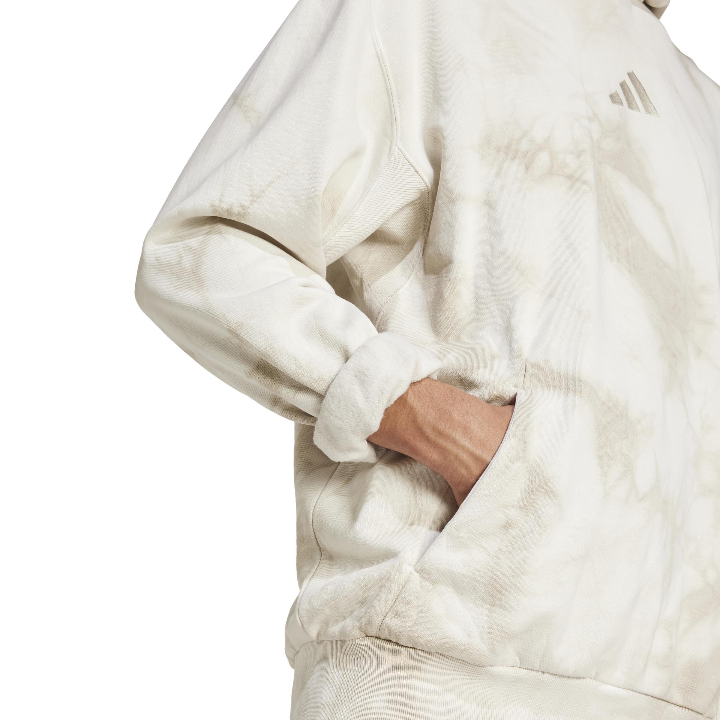 ALL SZN Fleece Washed Hoodie, Beige, , large image number 4