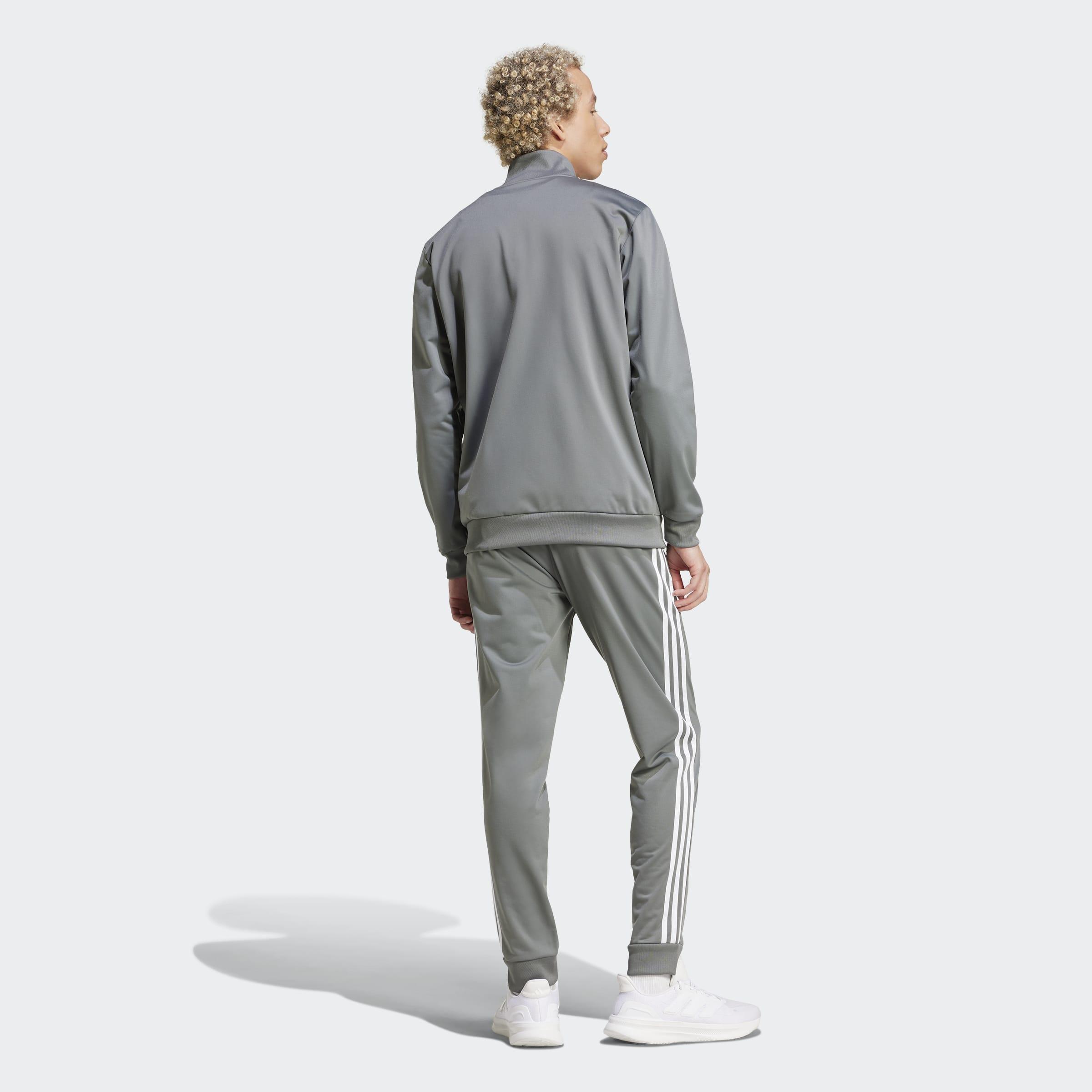 Basic 3-Stripes Tricot Track Suit, Grey, A901_ONE, large image number 2