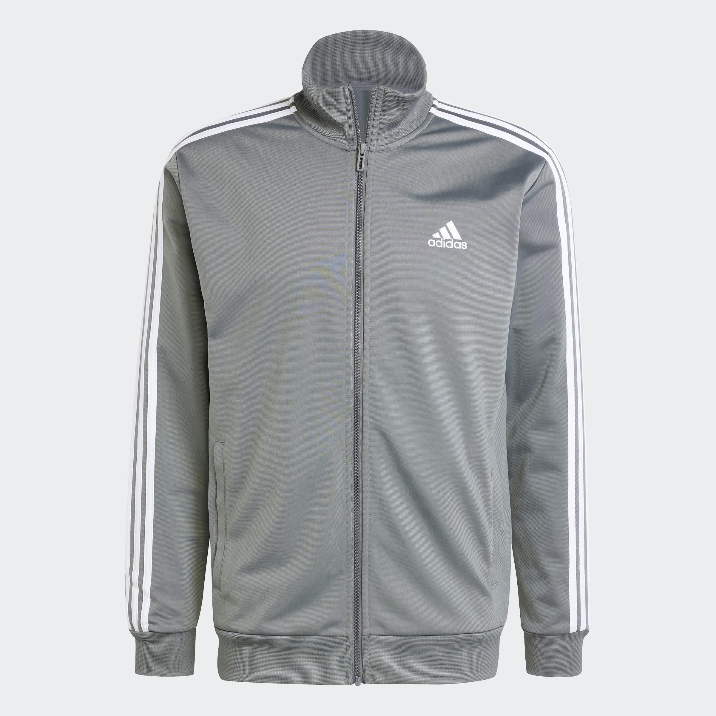Basic 3-Stripes Tricot Track Suit, Grey, A901_ONE, large image number 7