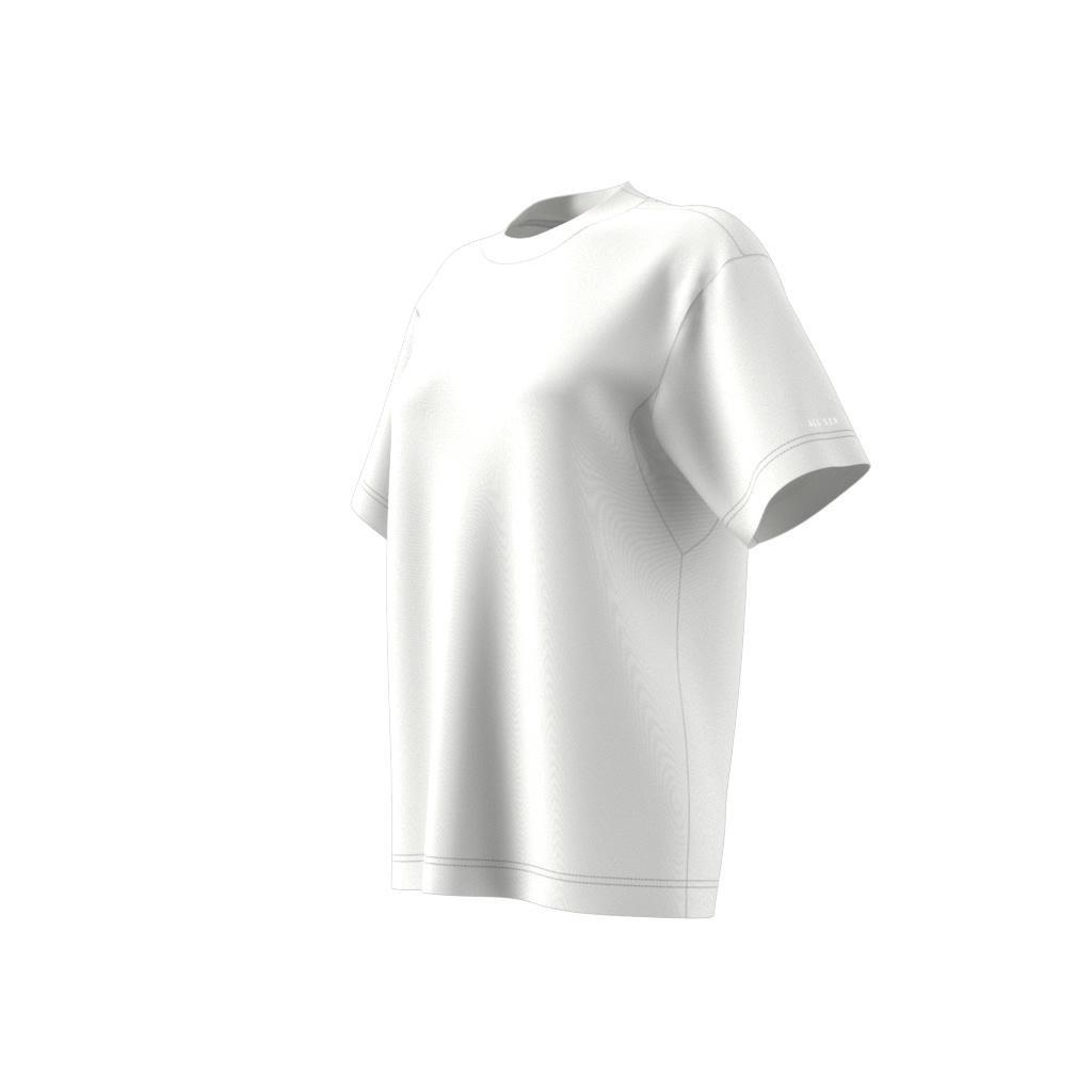 ALL SZN Loose T-Shirt, White, A901_ONE, large image number 7