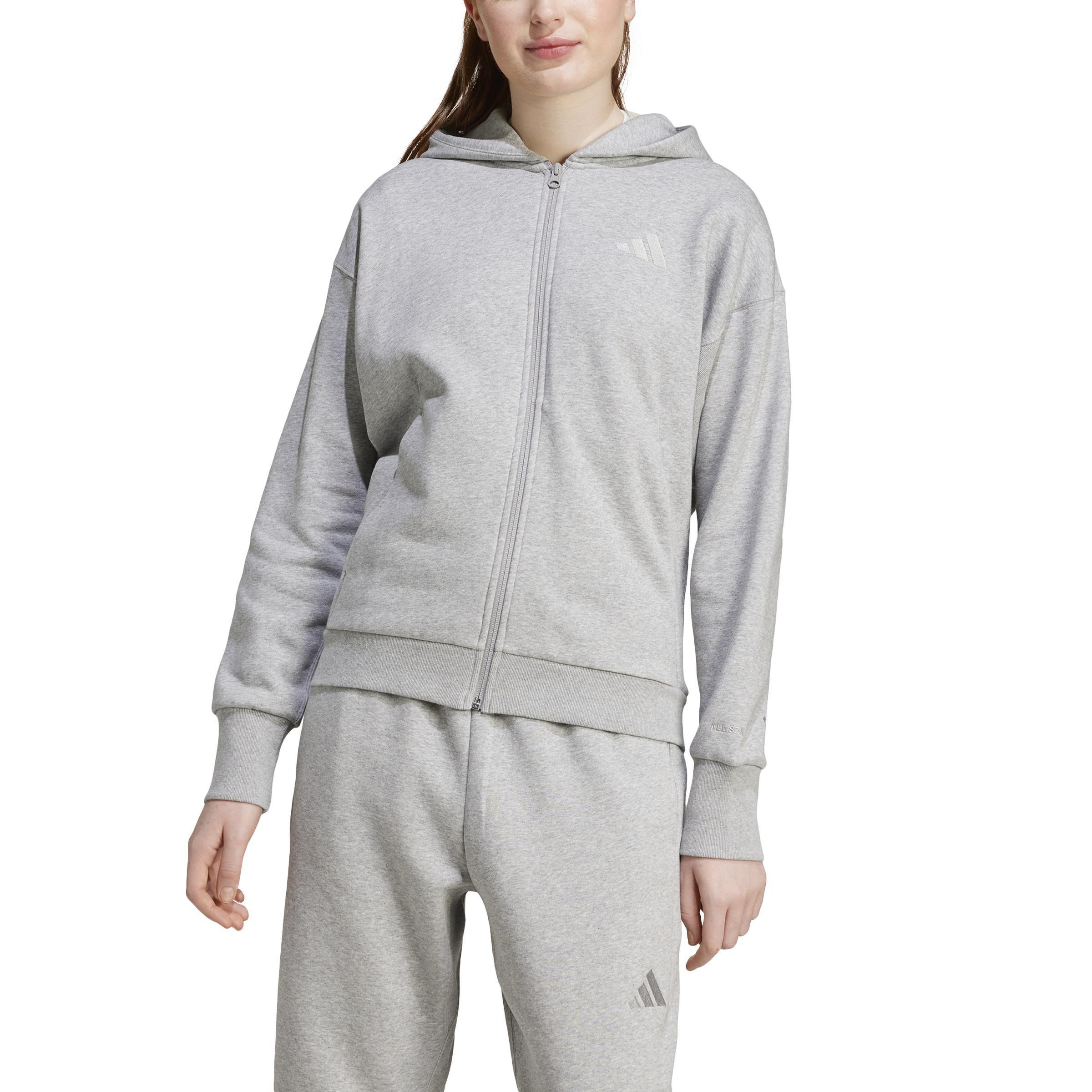ALL SZN Fleece Full-Zip Hoodie, Grey, , large image number 1