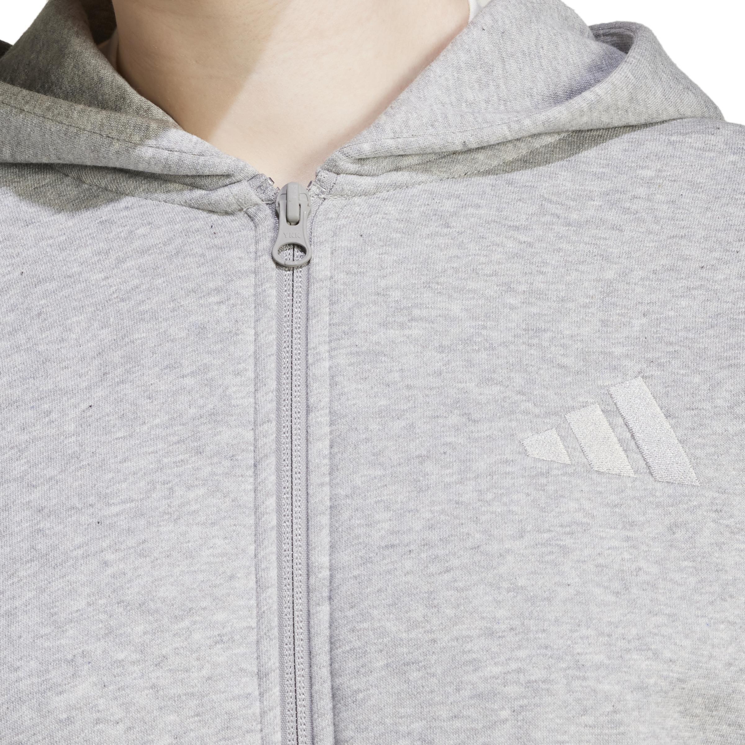 ALL SZN Fleece Full-Zip Hoodie, Grey, , large image number 4