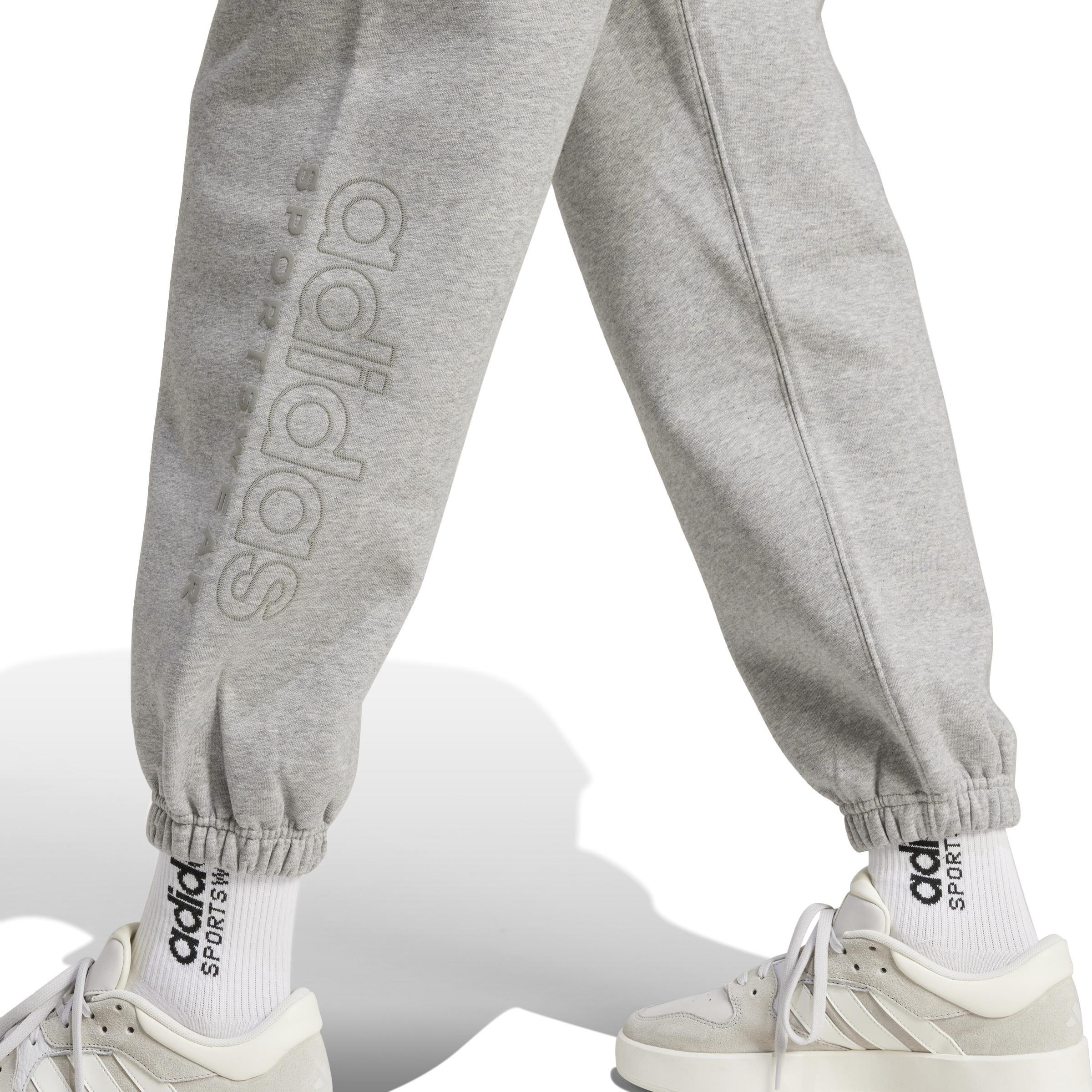 ALL SZN Fleece Graphic Loose Joggers, Grey, , large image number 3