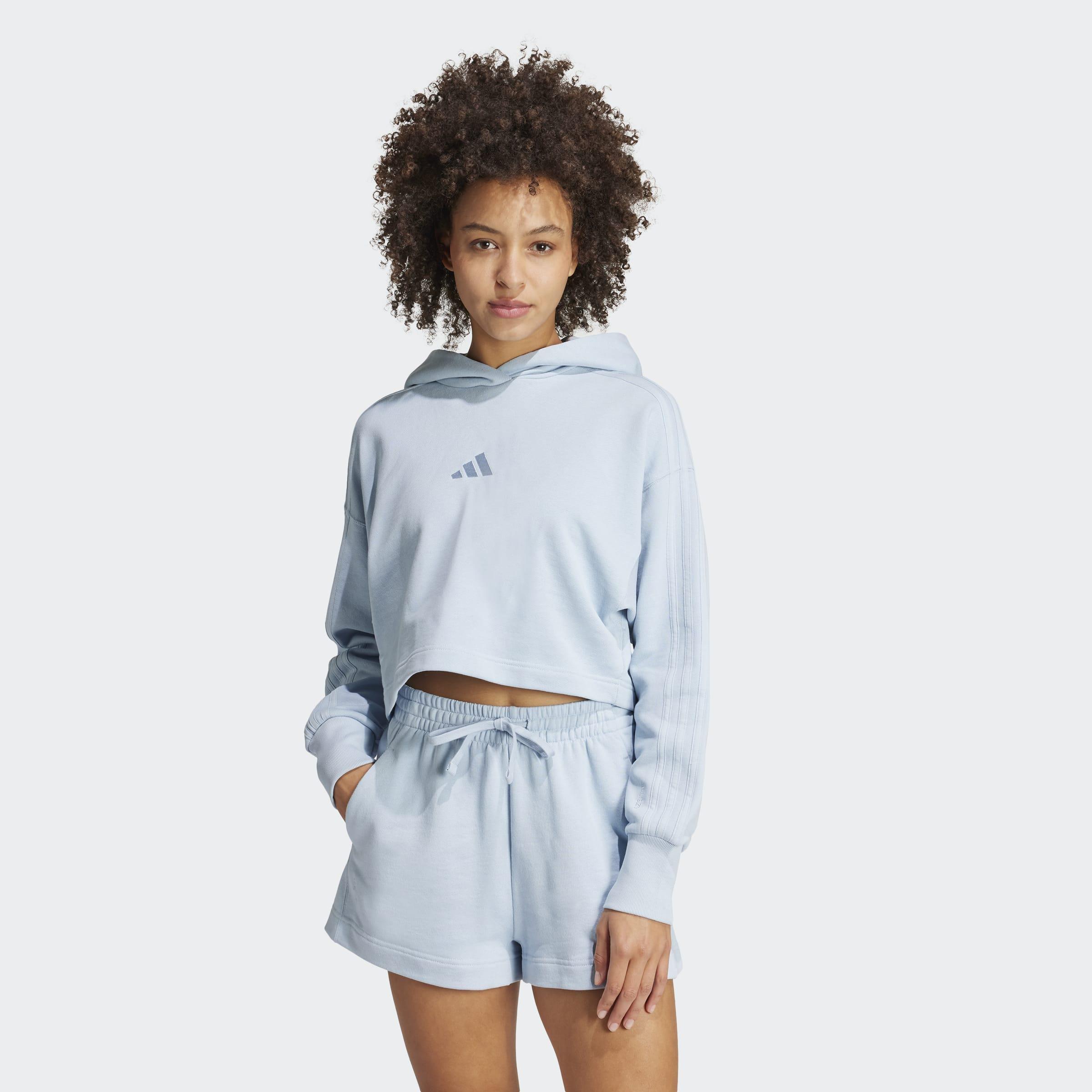 ALL SZN French Terry 3-Stripes Hoodie, Blue, A901_ONE, large image number 6