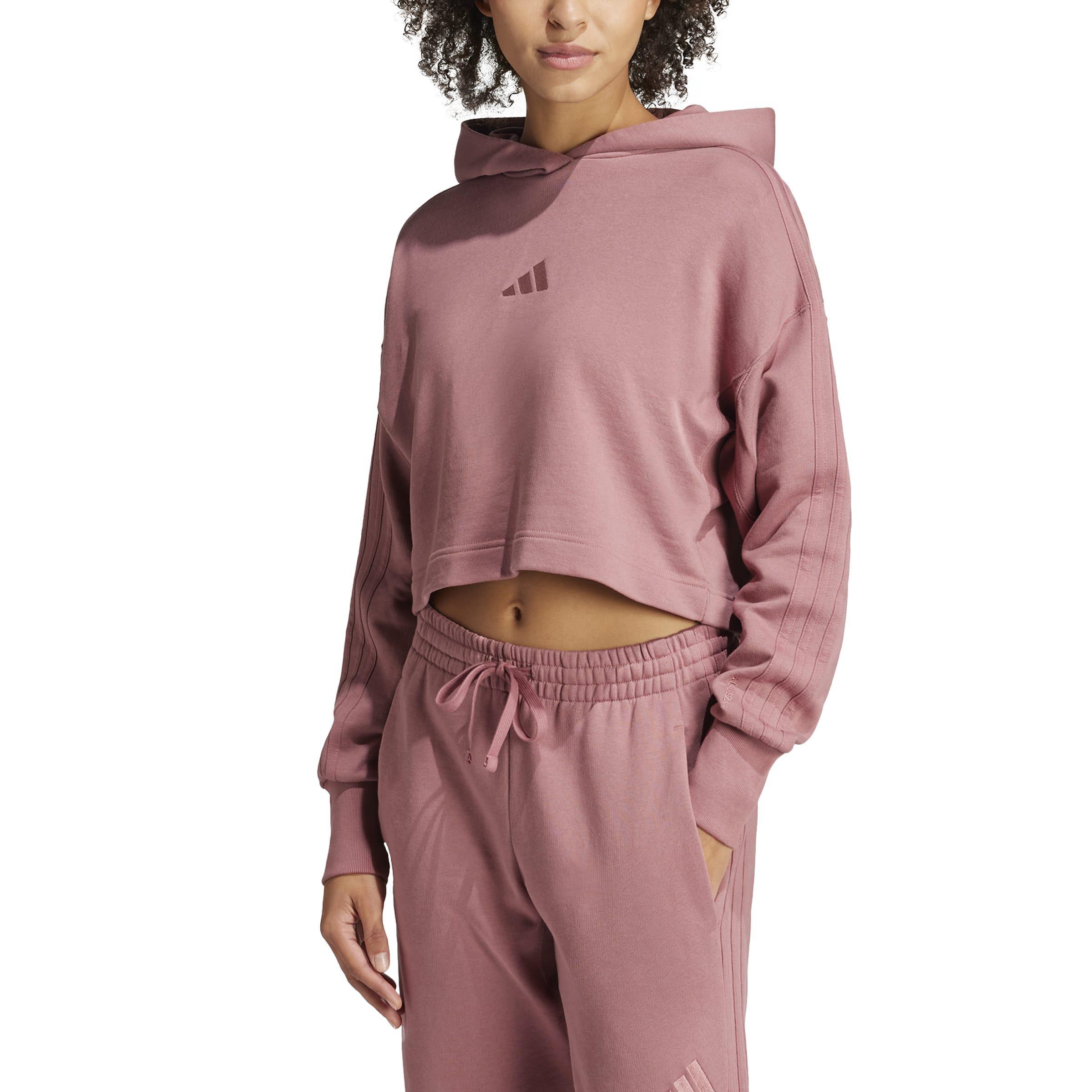 ALL SZN French Terry 3-Stripes Hoodie, Red, A901_ONE, medium
