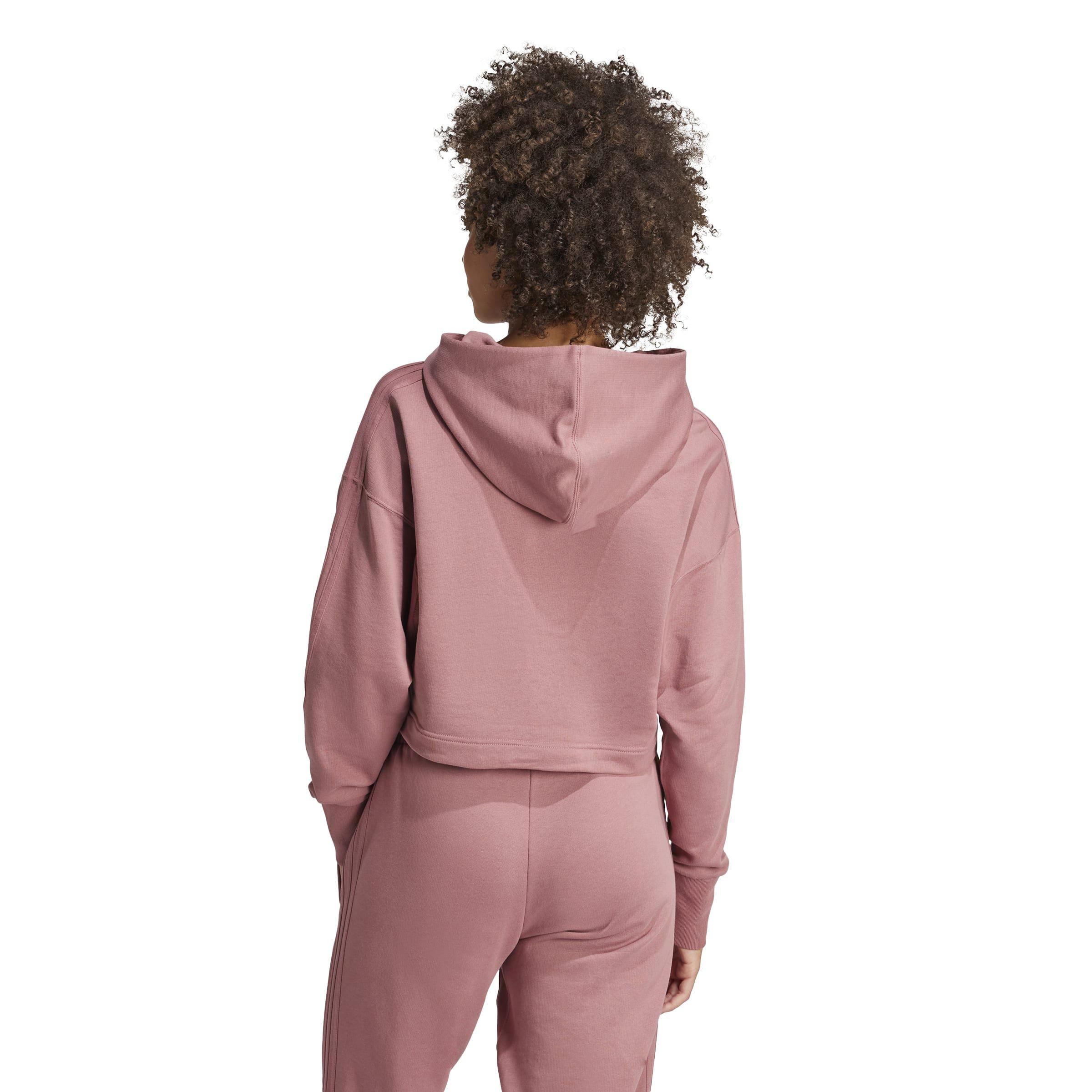 ALL SZN French Terry 3-Stripes Hoodie, Red, A901_ONE, large image number 3