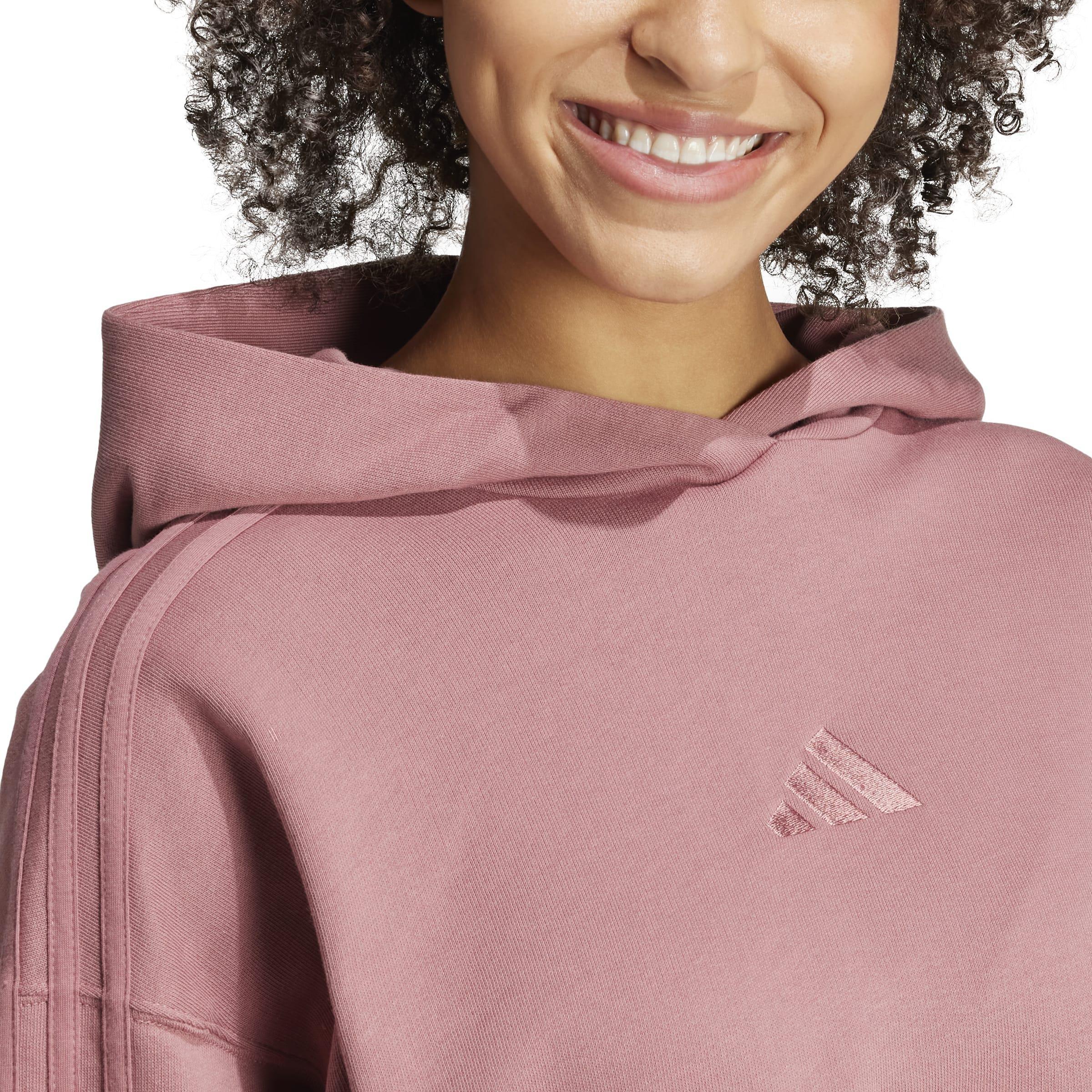 ALL SZN French Terry 3-Stripes Hoodie, Red, A901_ONE, large image number 5
