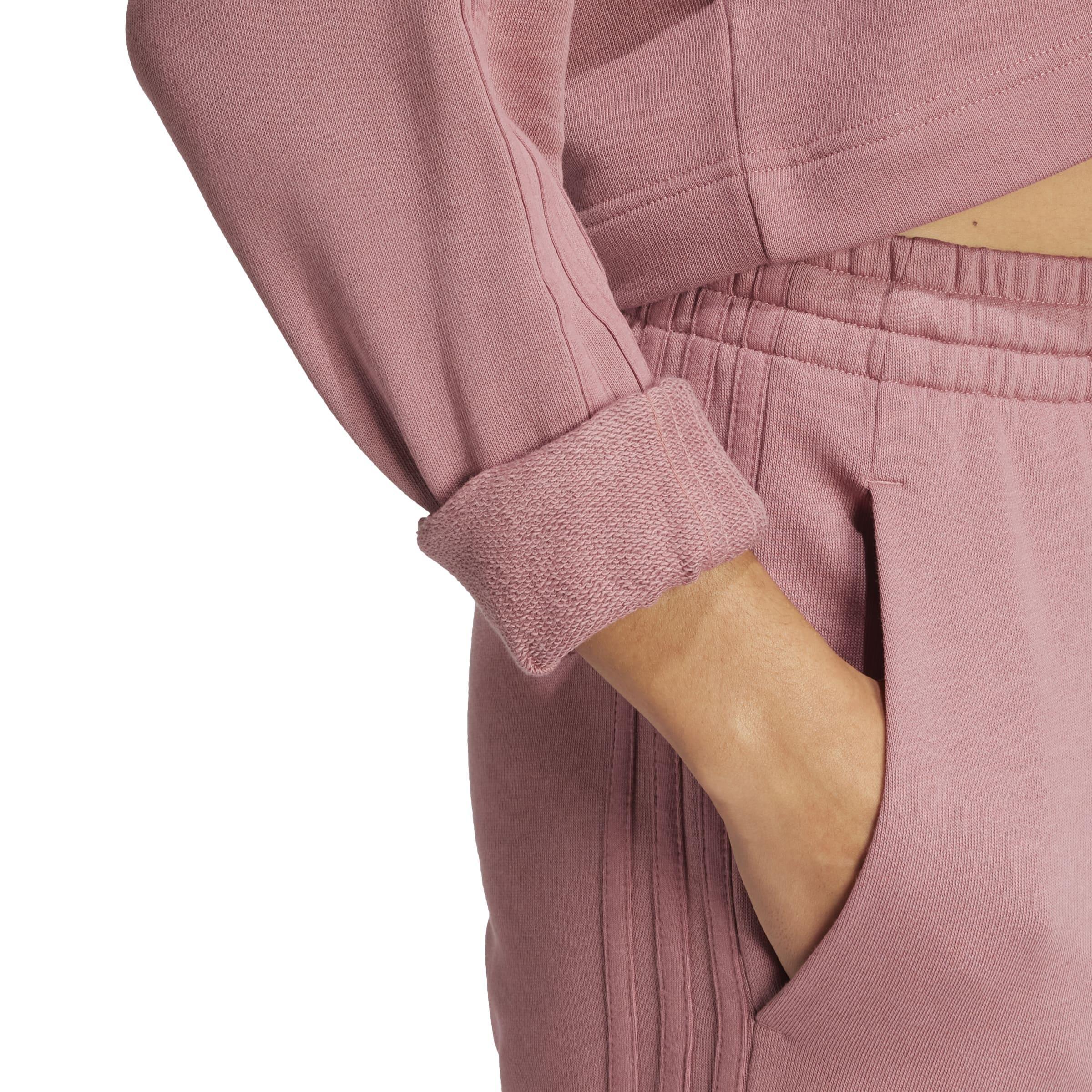 ALL SZN French Terry 3-Stripes Hoodie, Red, A901_ONE, large image number 5