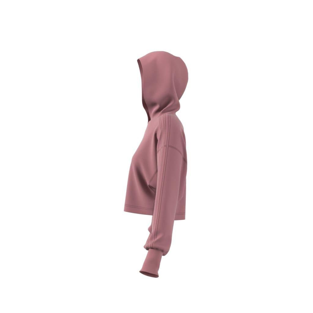 ALL SZN French Terry 3-Stripes Hoodie, Red, A901_ONE, large image number 8