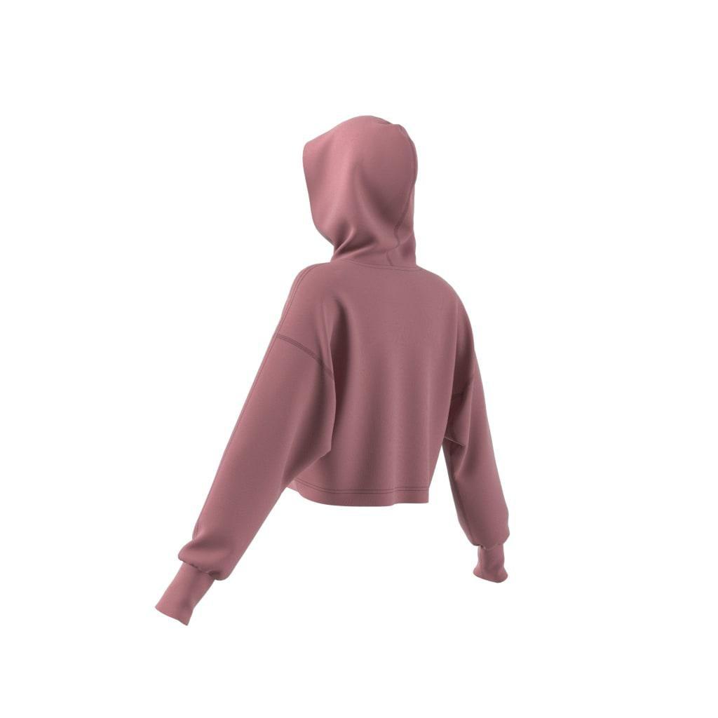 ALL SZN French Terry 3-Stripes Hoodie, Red, A901_ONE, large image number 9