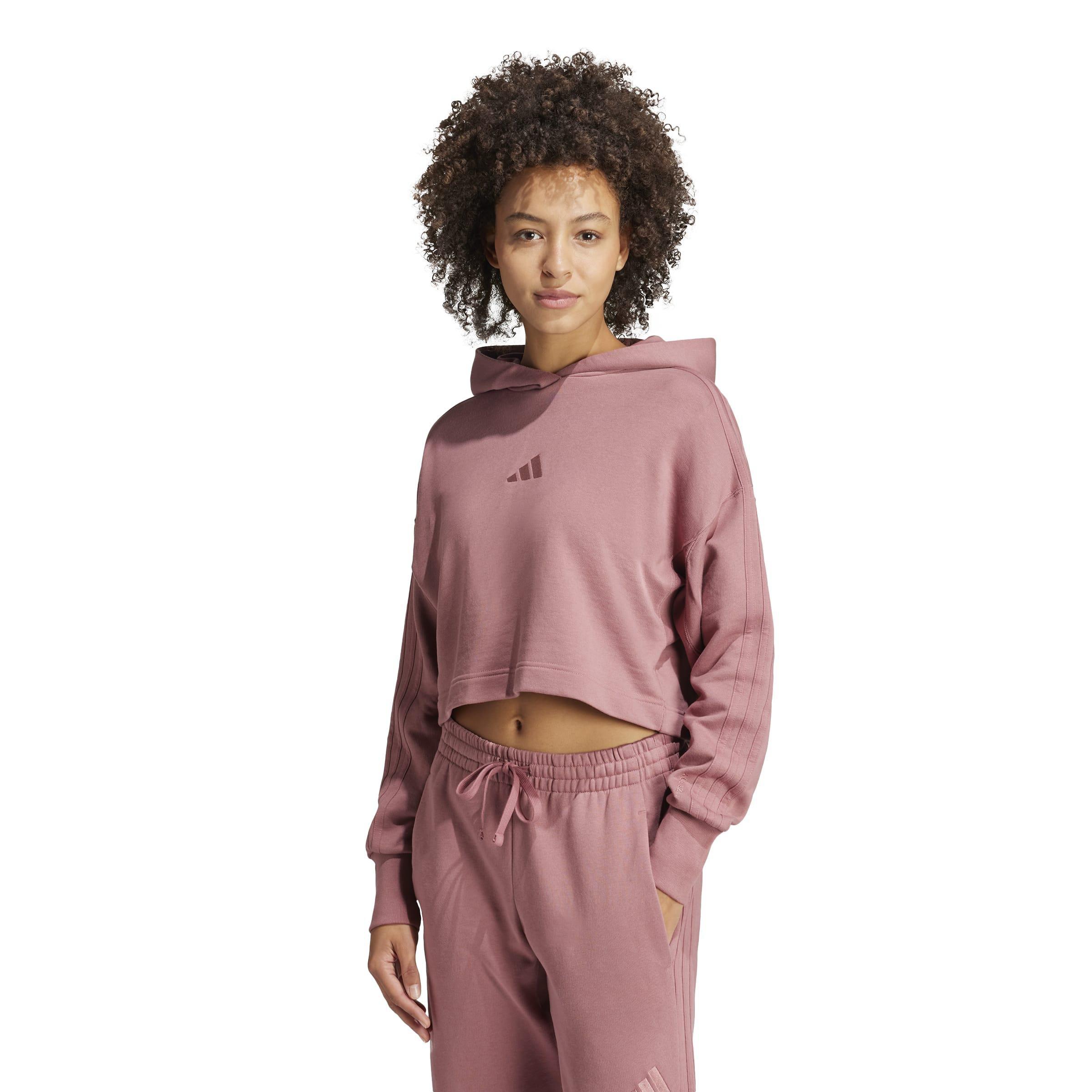 ALL SZN French Terry 3-Stripes Hoodie, Red, A901_ONE, large image number 10