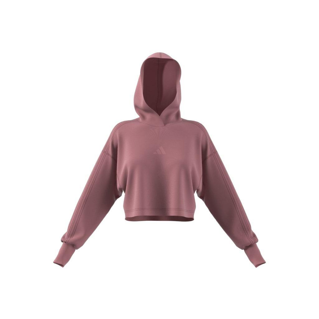 ALL SZN French Terry 3-Stripes Hoodie, Red, A901_ONE, large image number 11