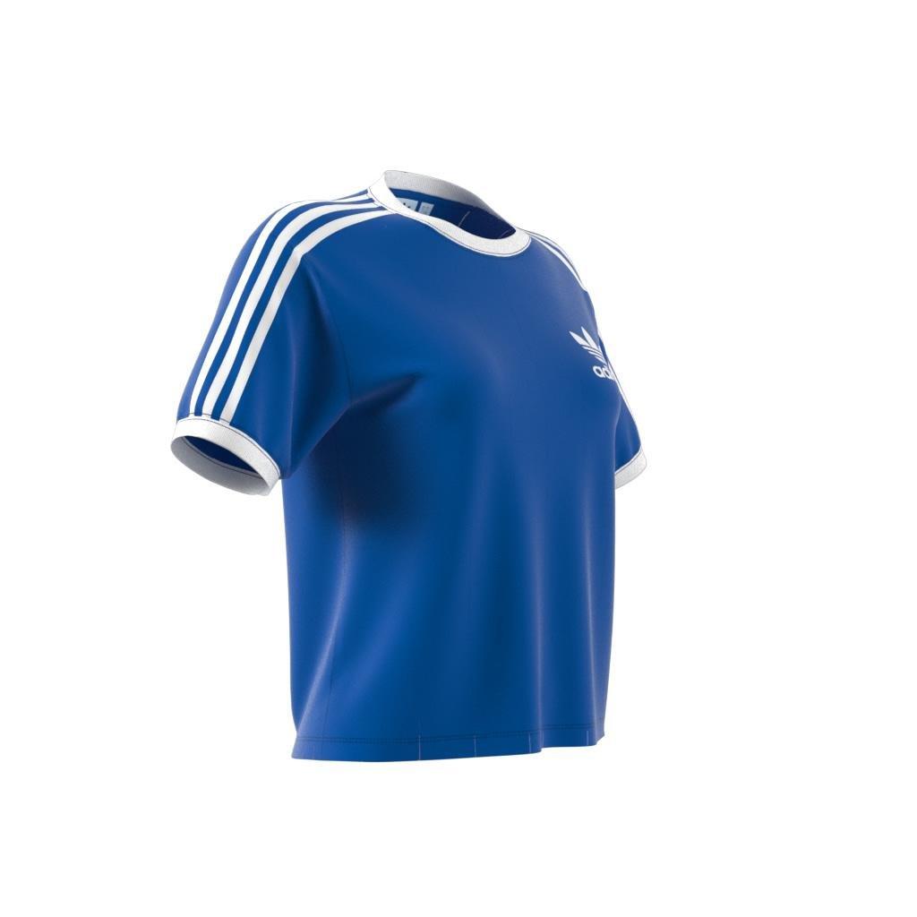 Adicolor 3-Stripes Pinstripe T-Shirt, Blue, A901_ONE, large image number 6