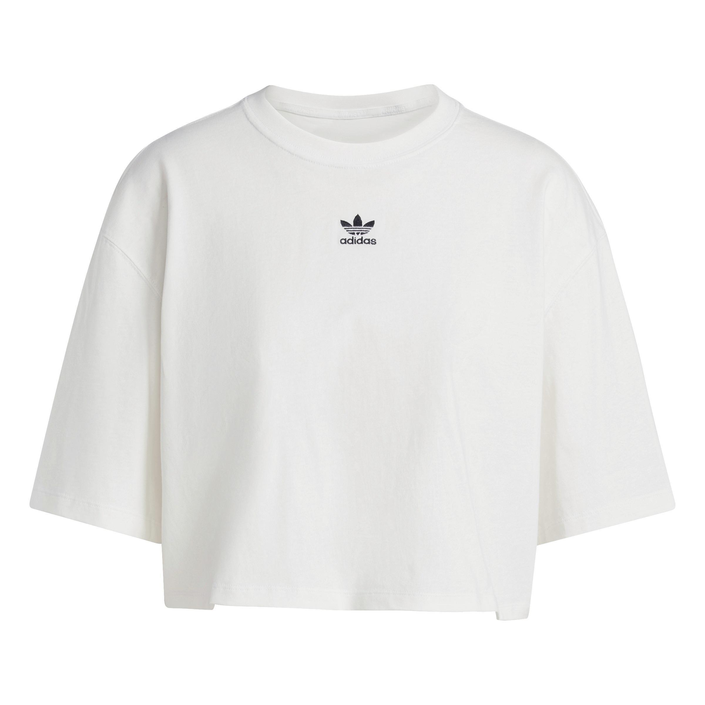 Essentials Crop T-Shirt, White, A901_ONE, large image number 0
