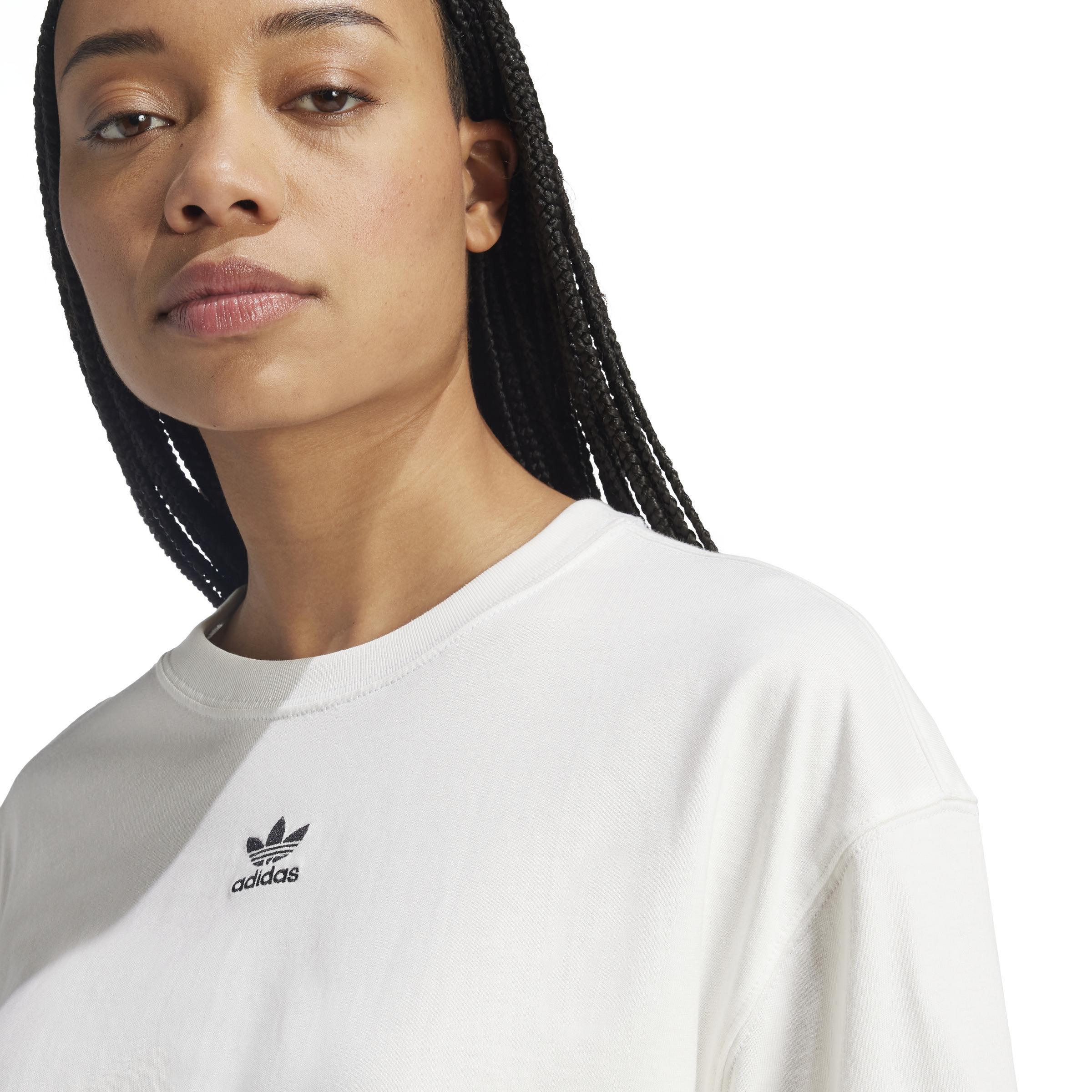 Essentials Crop T-Shirt, White, A901_ONE, large image number 4