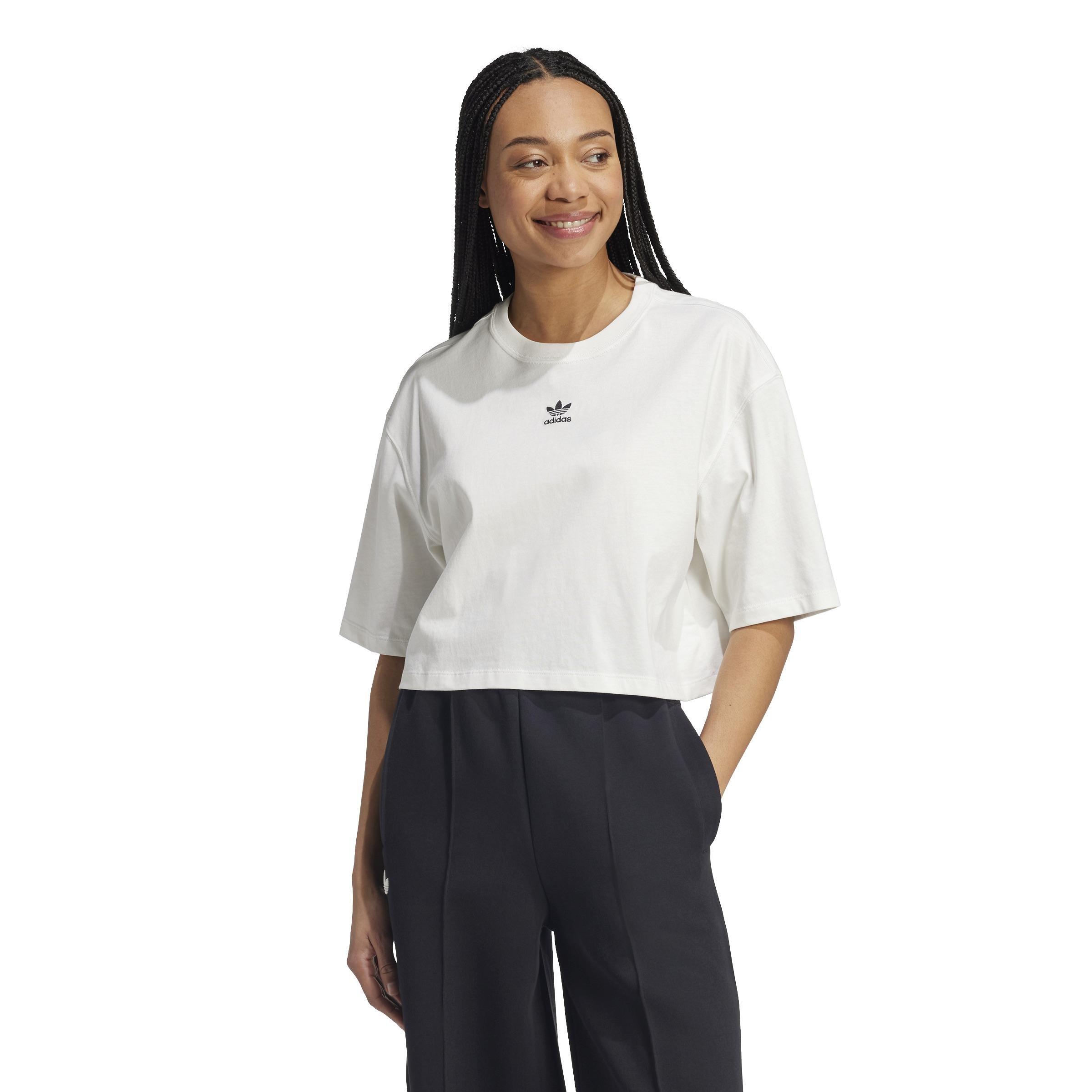 Essentials Crop T-Shirt, White, A901_ONE, large image number 8