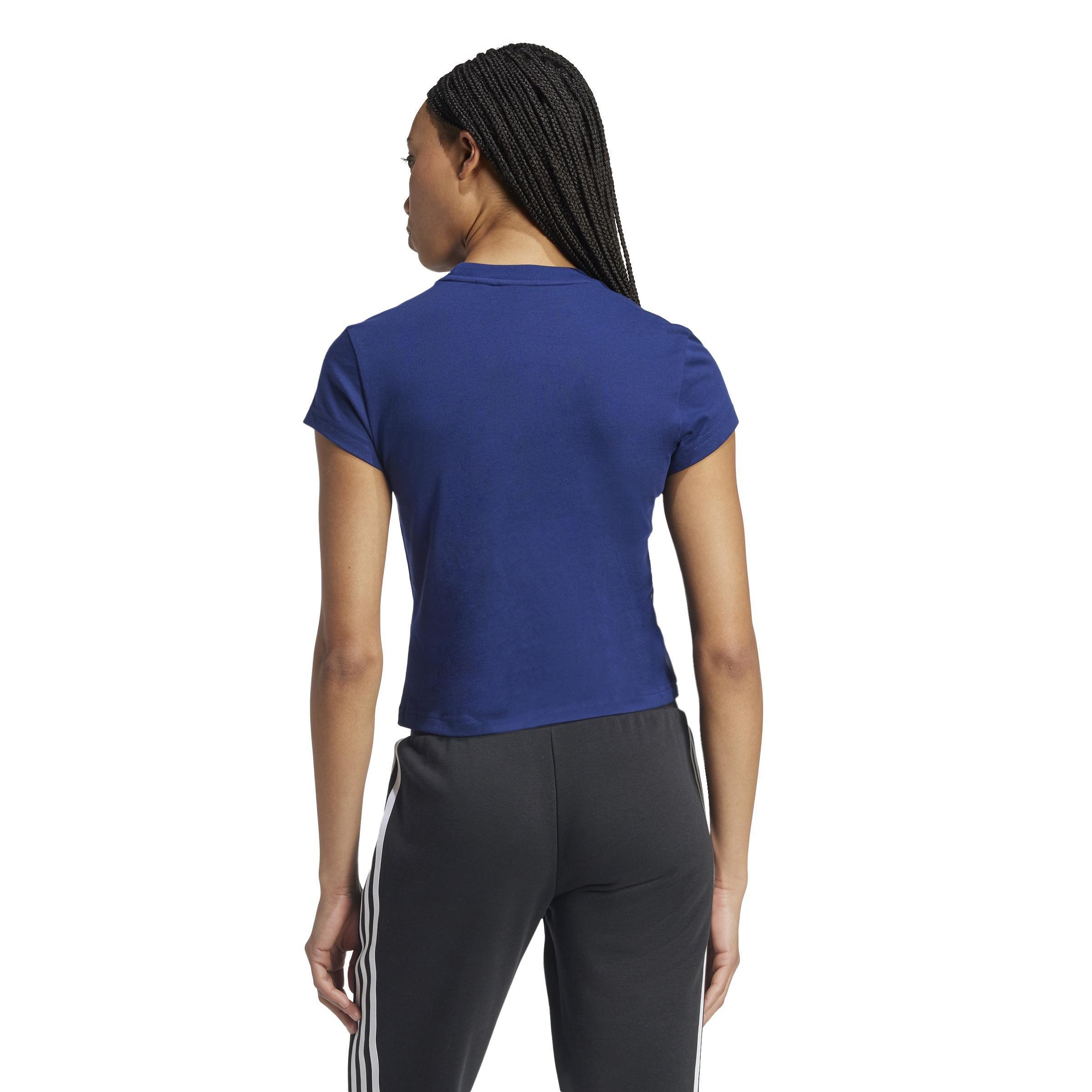 Essentials Slim T-Shirt, Blue, A901_ONE, large image number 3